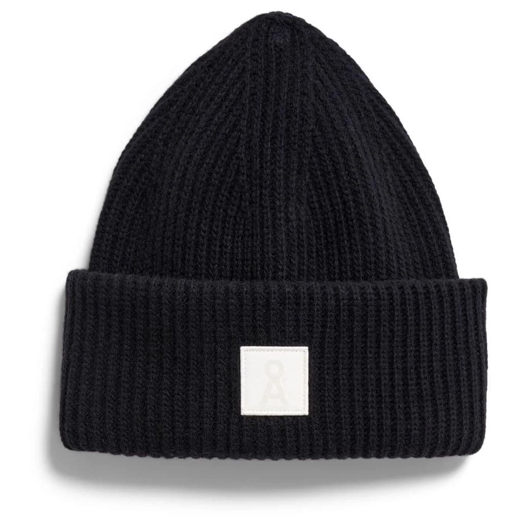 Зимна шапка (beanie) Armedangels Iconic Å Wool Hat Beanie - Black