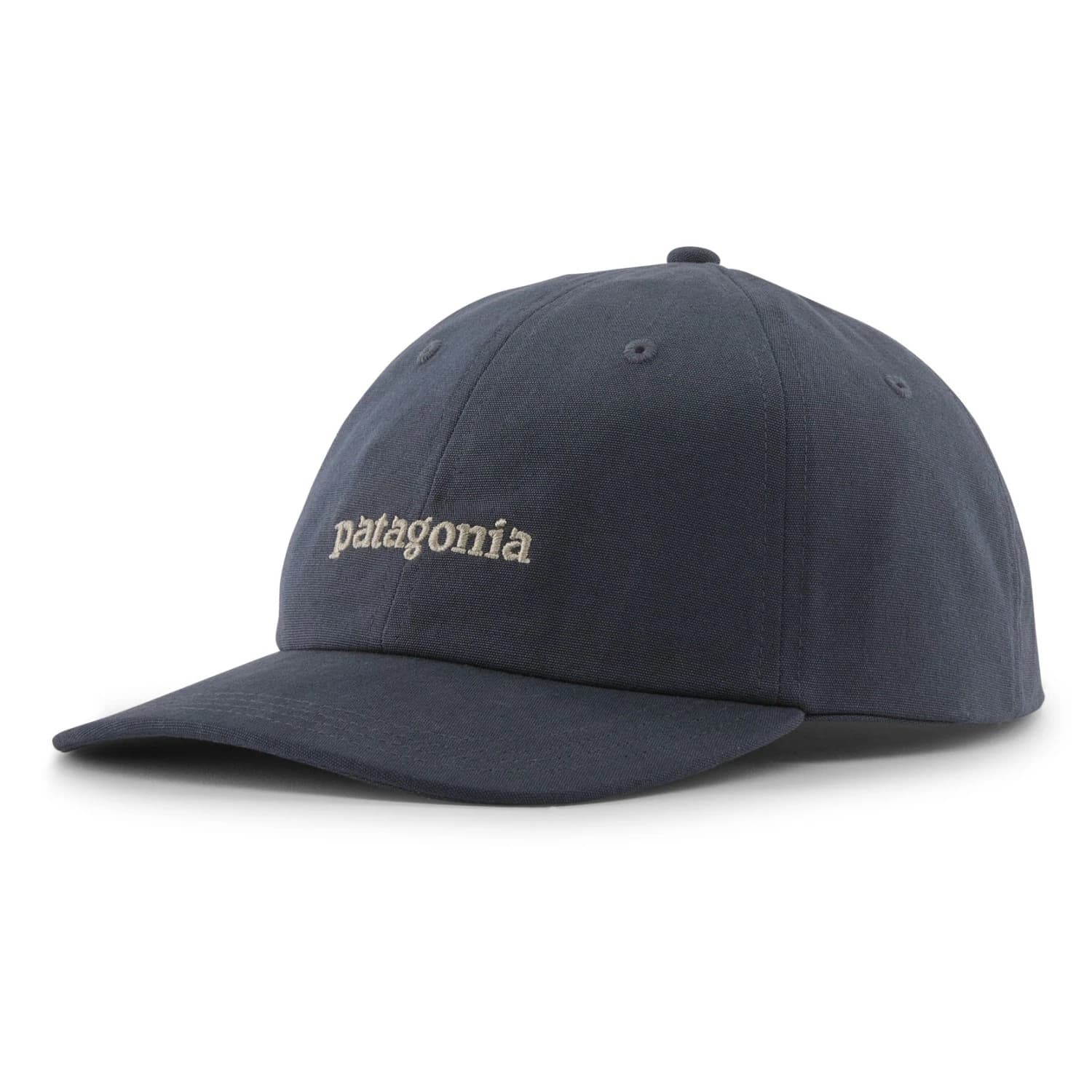 Шапка с козирка Patagonia Graphic Trad Cap - Text Logo: Smolder Blue