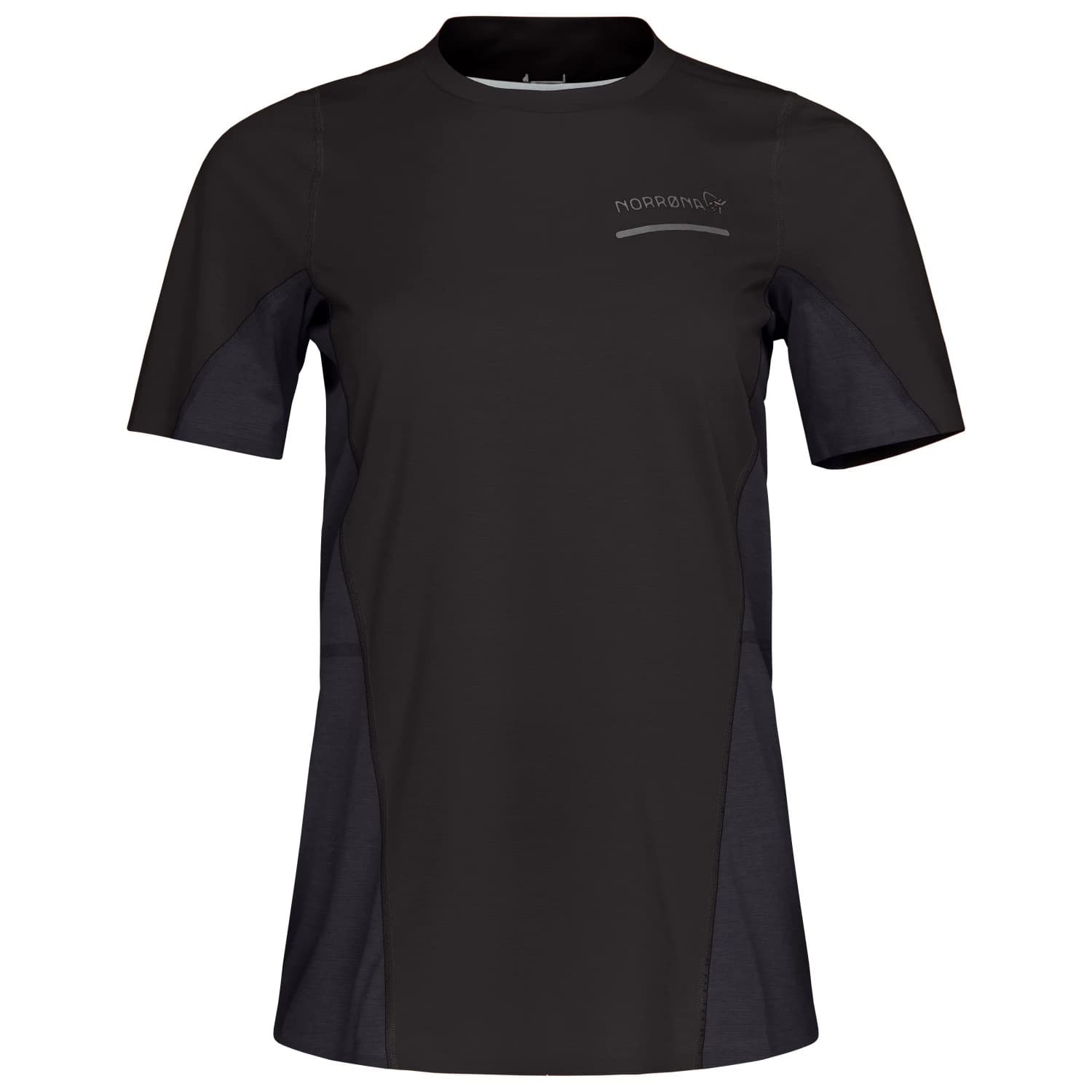 Дамска тениска Norrøna Women's Senja Equaliser Lightweight T-Shirt Running shirt - Caviar Black