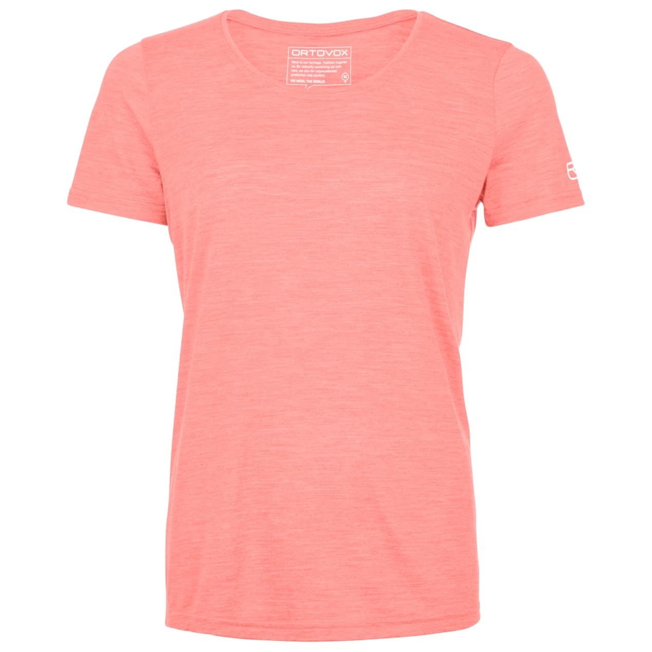 Дамска мериносова блуза Ortovox Women's 120 Cool Tec Clean T-Shirt Merino shirt - Blossom Blend