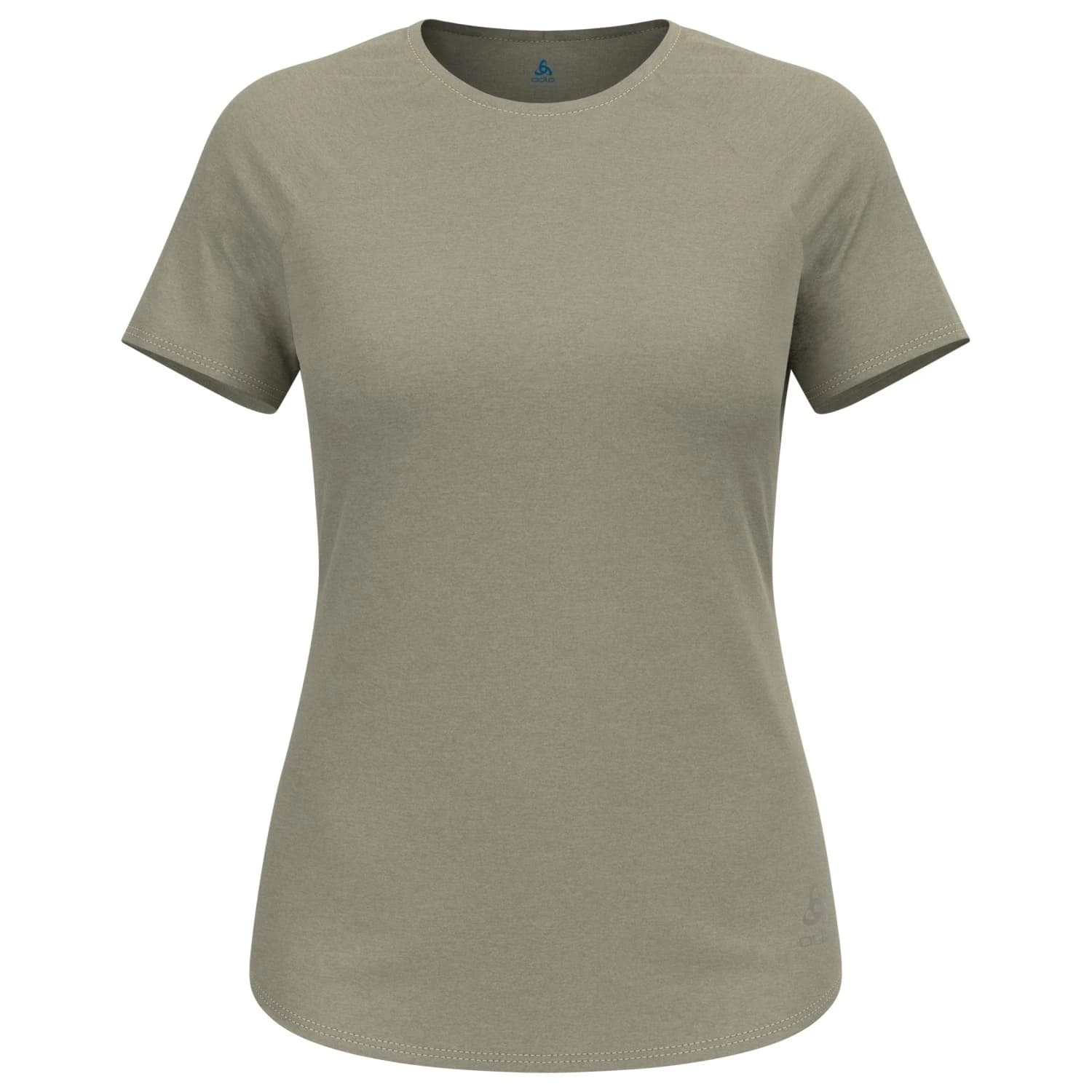 Дамска спортна тениска Odlo Women's T-Shirt Crew Neck S/S Essential 365 Running shirt - Vetiver Melange