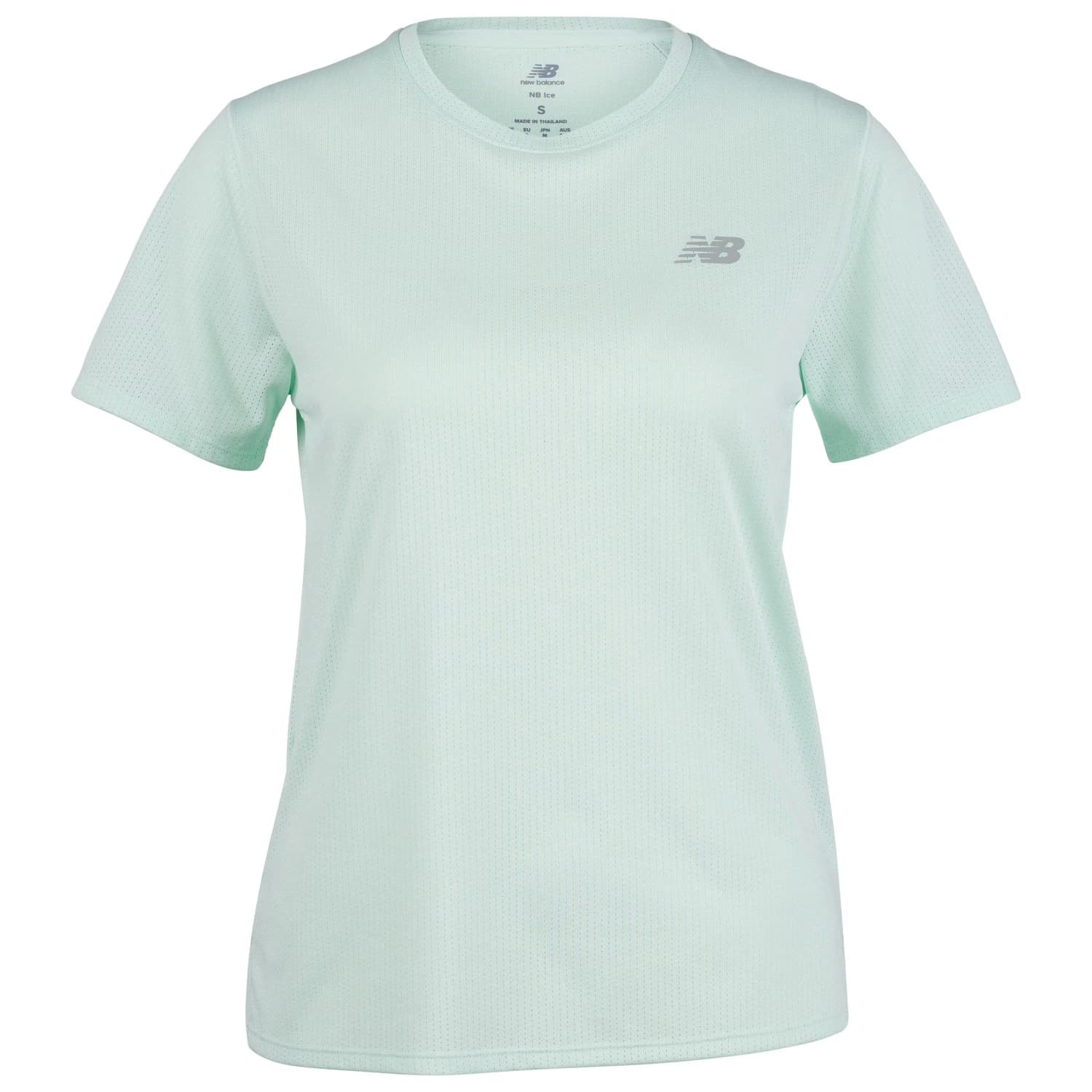 Дамска тениска New Balance Women's Athletics S/S Running shirt - Cosmic Jade Heather