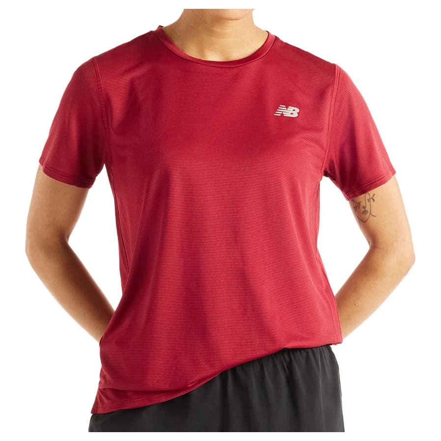 Тениска New Balance Women's Sport Essentials S/S Running shirt - Red