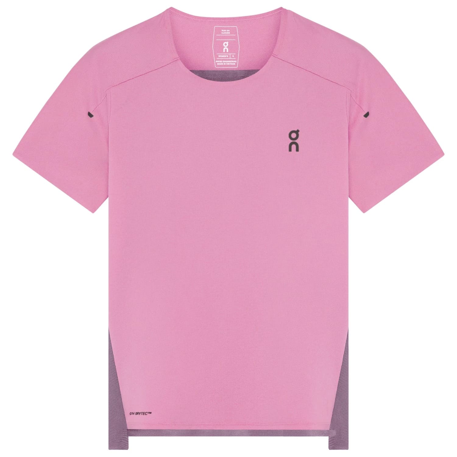 Дамска тениска On Women's Performance-T Running shirt - Sakura / Dewberry