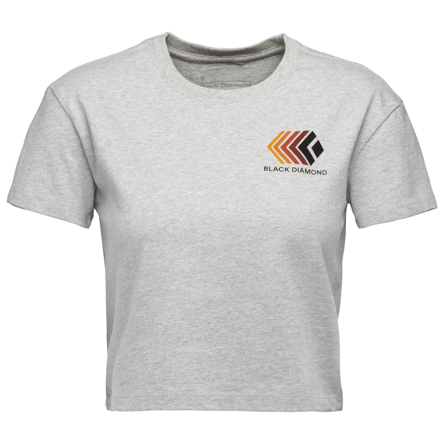 Дамска тениска Black Diamond Women's Faded Crop S/S Tee T-shirt - Nickel Heather