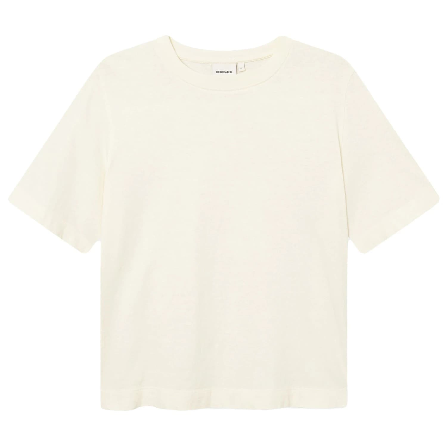 Дамска тениска DEDICATED Women's T-Shirt Vadstena Hemp T-shirt - Whisper White