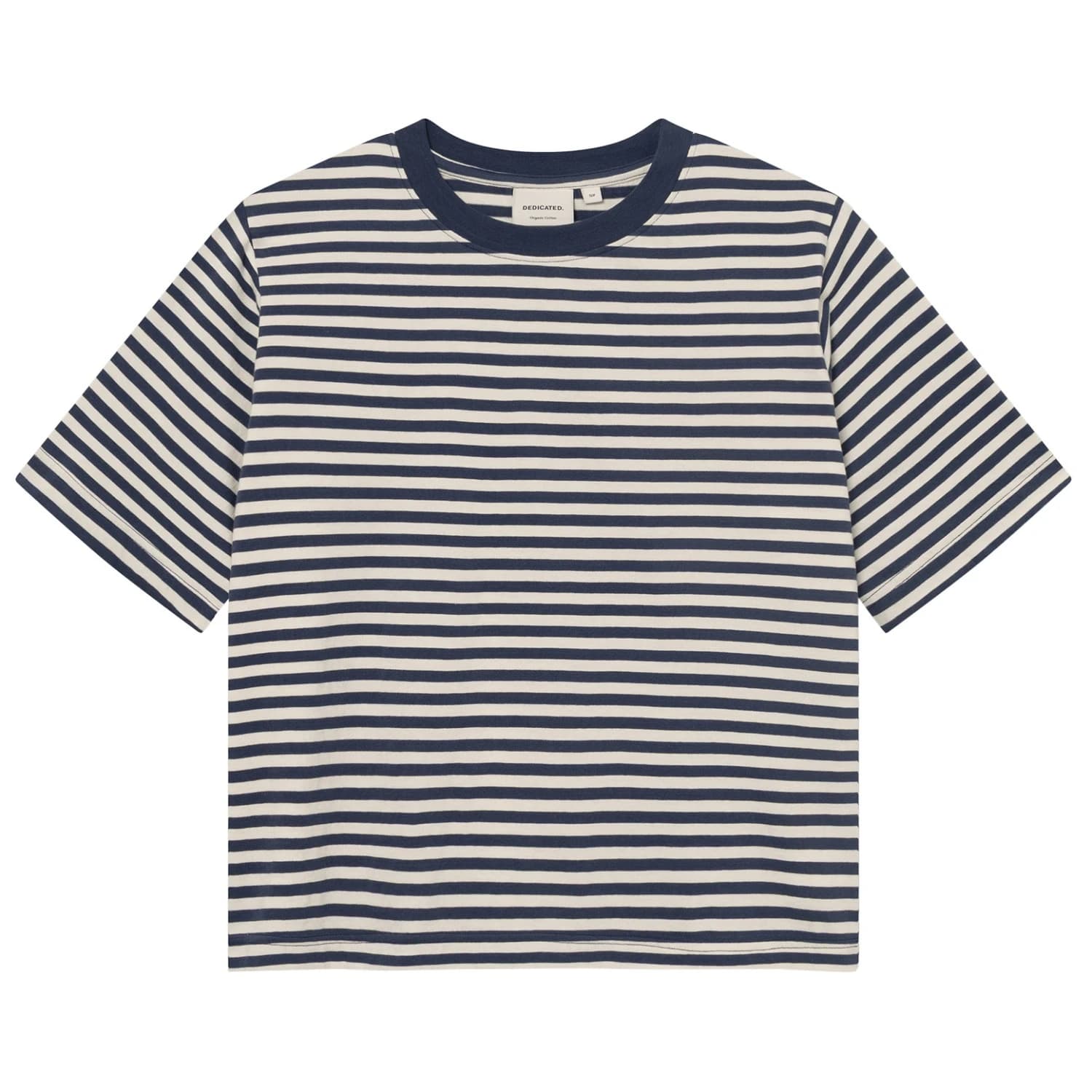 Дамска тениска Dedicated Women's T-Shirt Vadstena Stripes T-shirt - Stripes Insignia Blue