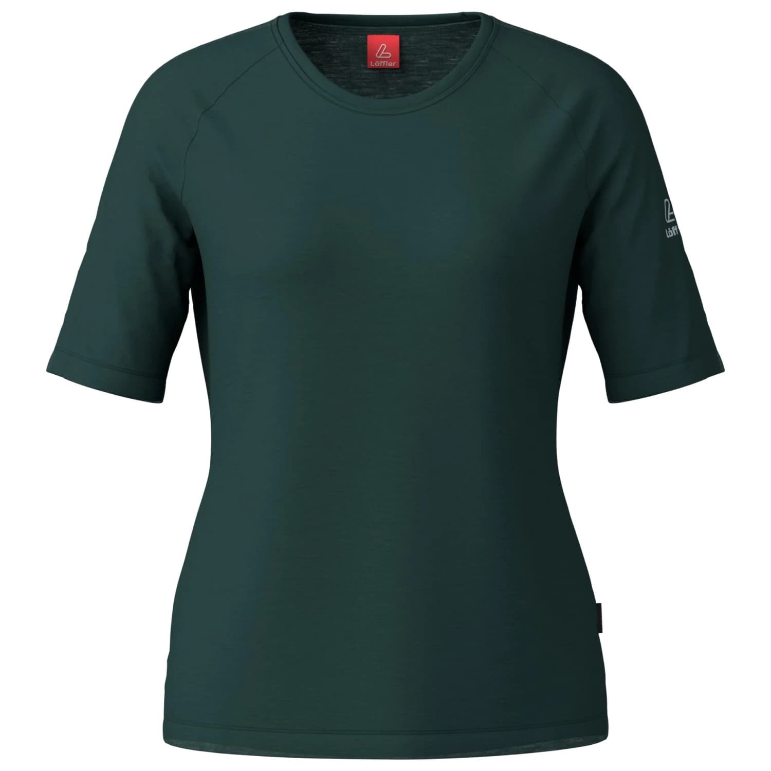 Дамска мериносова блуза Löffler Women's Shirt Merino-Tencel Comfort Fit Merino shirt - Forest