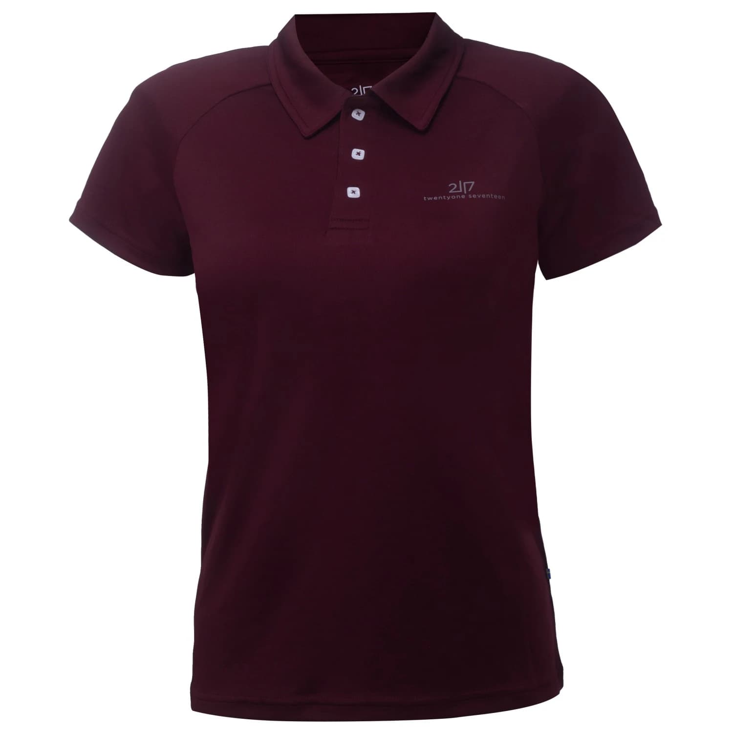Дамска поло тениска 2117 of sweden Women's Fröseke Pique Polo shirt - Dark Plum