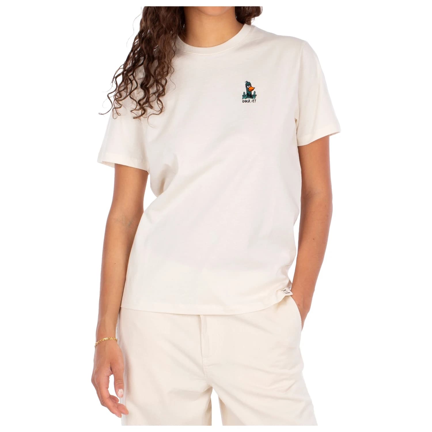 Дамска тениска Iriedaily Women's Duck Tee T-shirt - Undyed