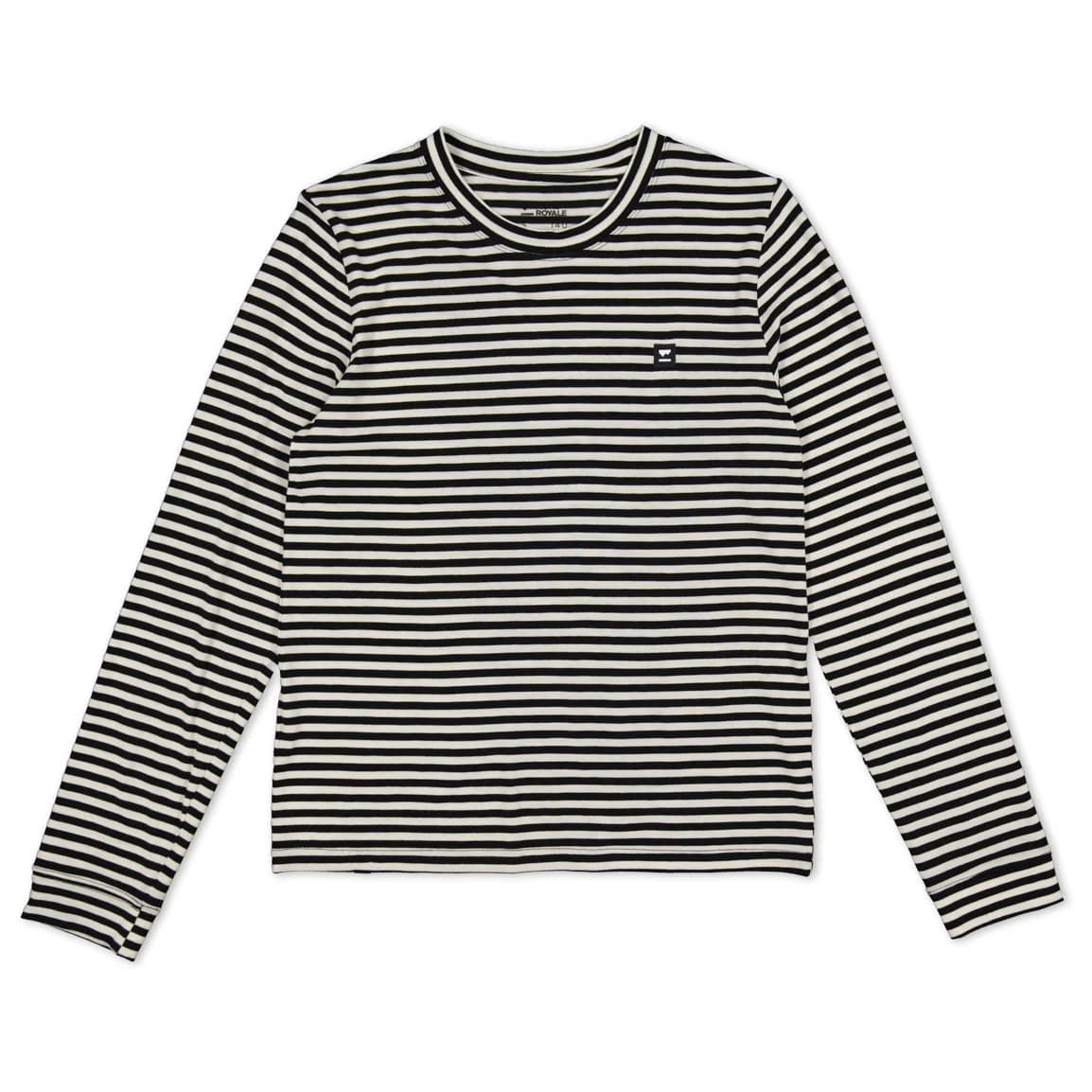 Дамска мериносова блуза Mons royale Women's Icon Merino Air-Con Relaxed L/S Merino shirt - MR Stripe