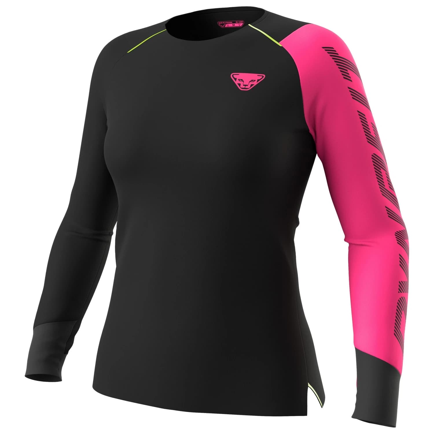 Дамска тениска Dynafit Women's DNA L/S Running shirt - Pink Glo