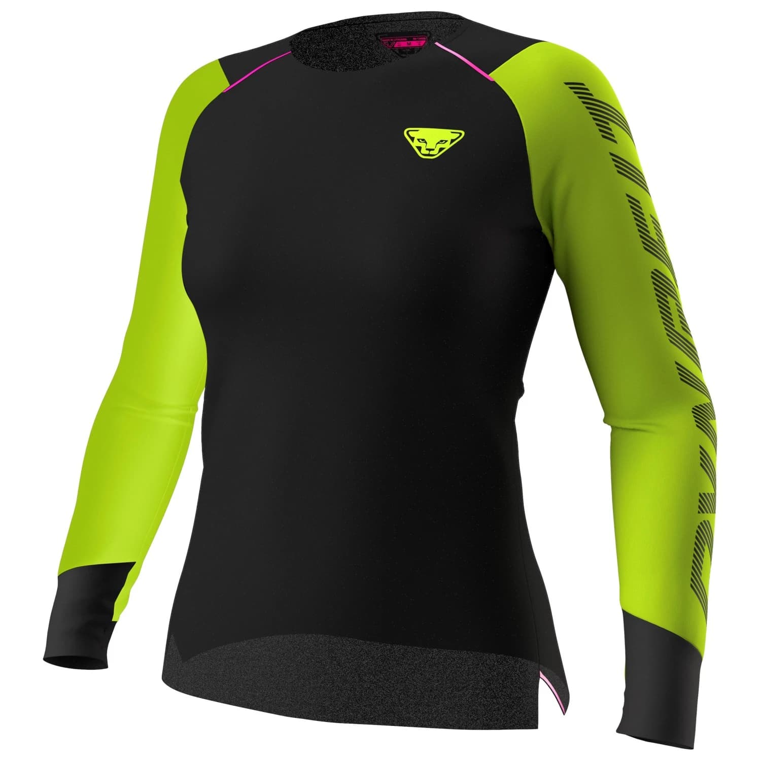 Дамска тениска Dynafit Women's DNA L/S Running shirt - Ultra Yellow