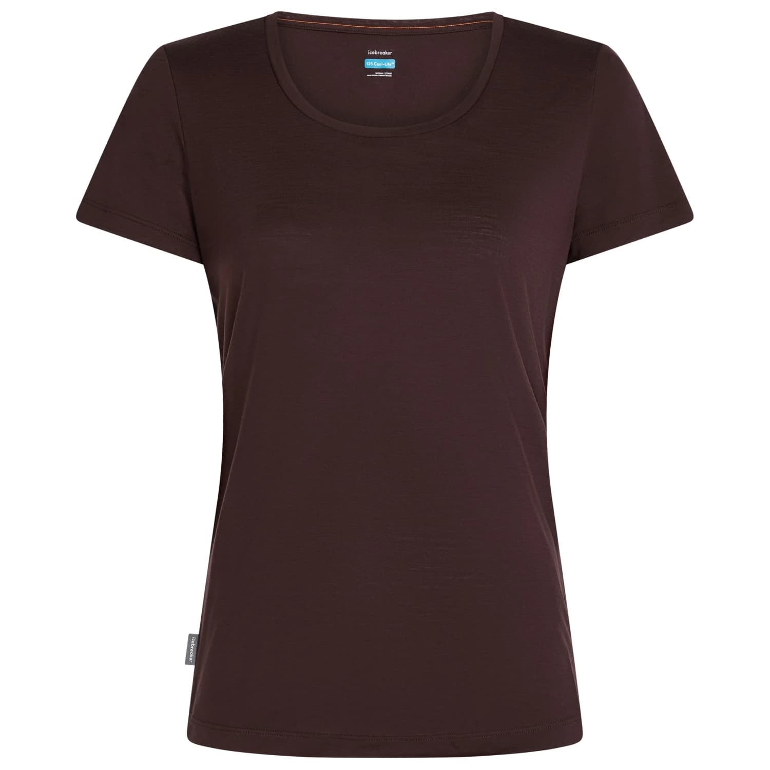 Дамска мериносова блуза Icebreaker Women's Merino Cool-Lite Sphere III S/S Scoop Merino shirt - Bittersweet