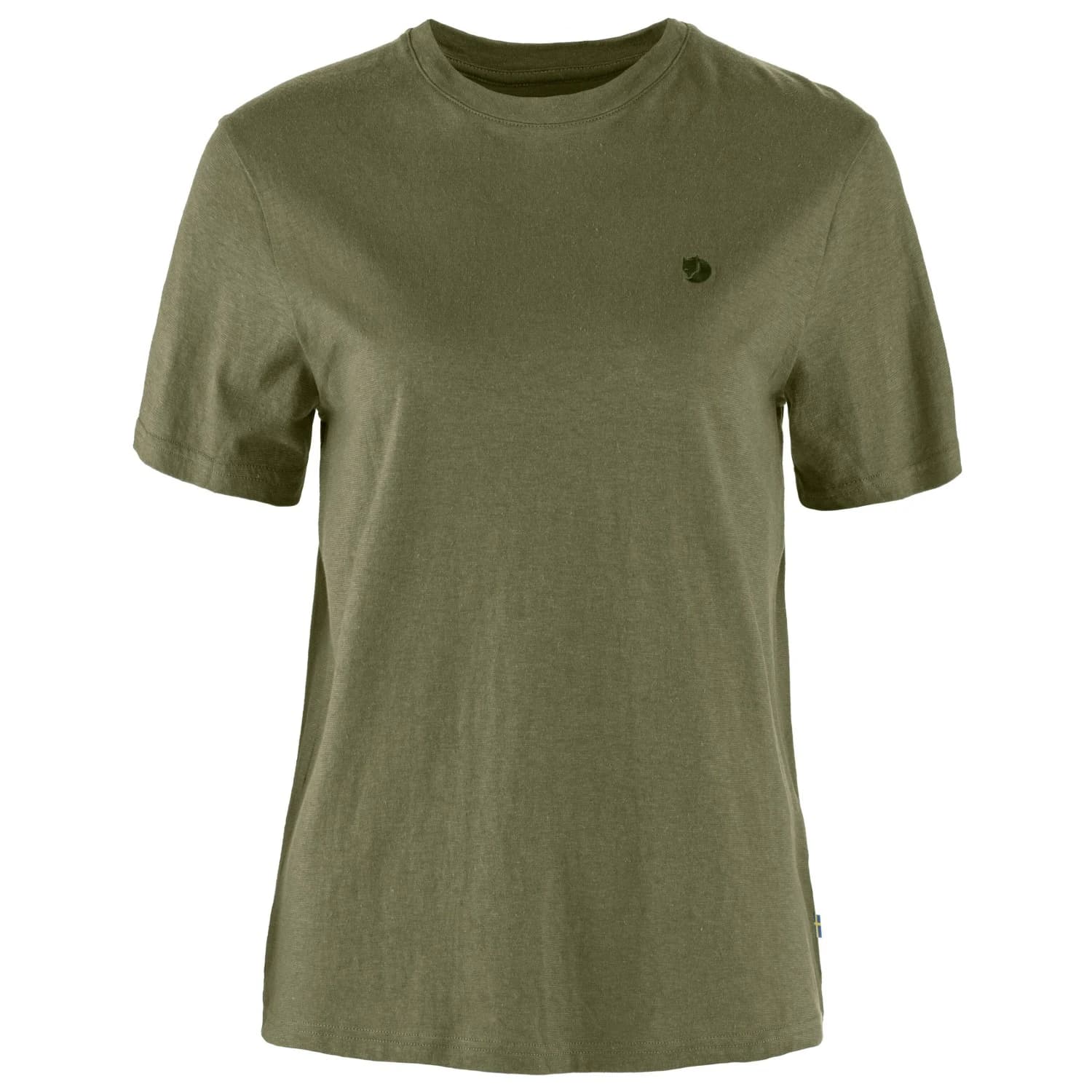 Дамска тениска Fjällräven Women's Hemp Blend T-Shirt - Green