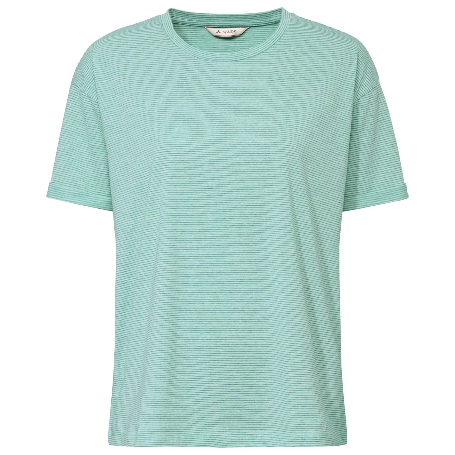 Дамска тениска Vaude Women's Mineo Striped T-Shirt - Sage