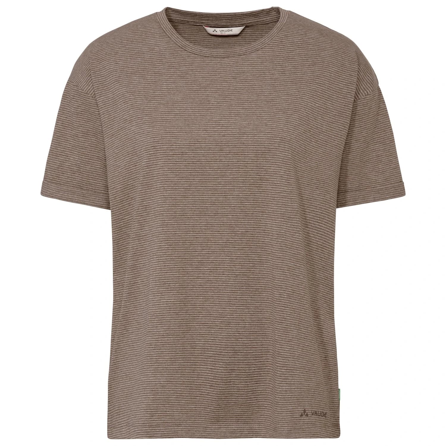 Дамска тениска Vaude Women's Mineo Striped T-Shirt - Tobacco