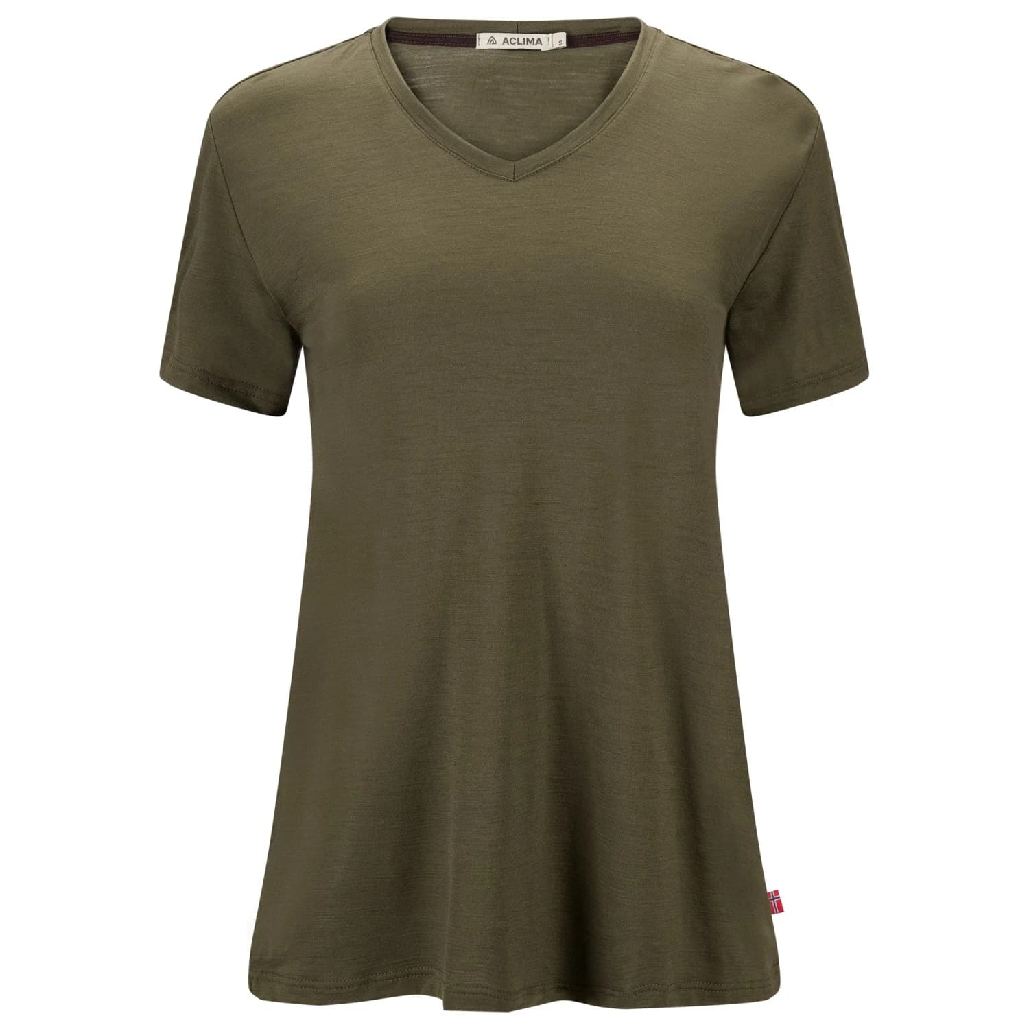 Дамска мериносова блуза Aclima Women's Lightwool 180 Loose Fit Tee W Merino shirt - Tarmac
