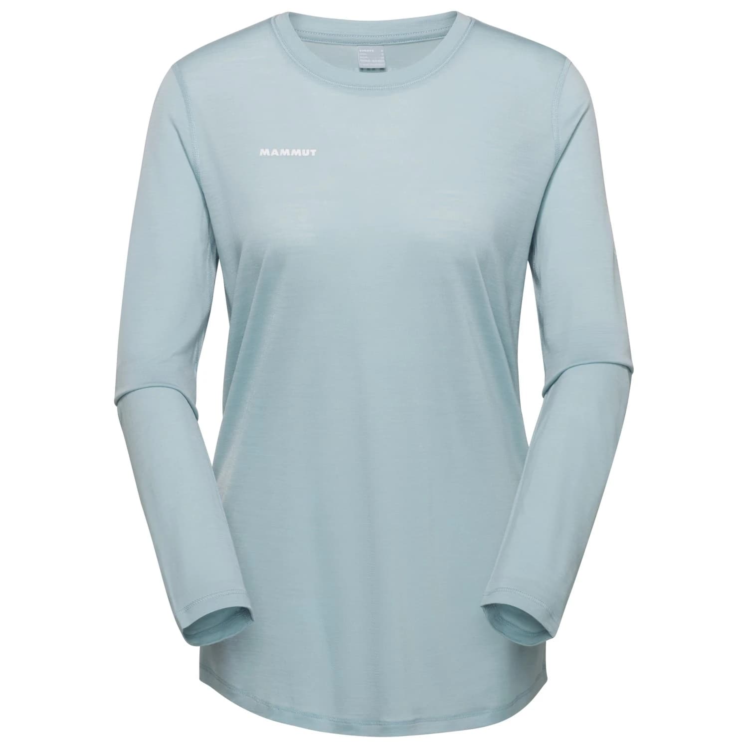 Дамска мериносова блуза Mammut Women's Tree Wool Firstlayer Longsleeve Merino shirt - Nebla