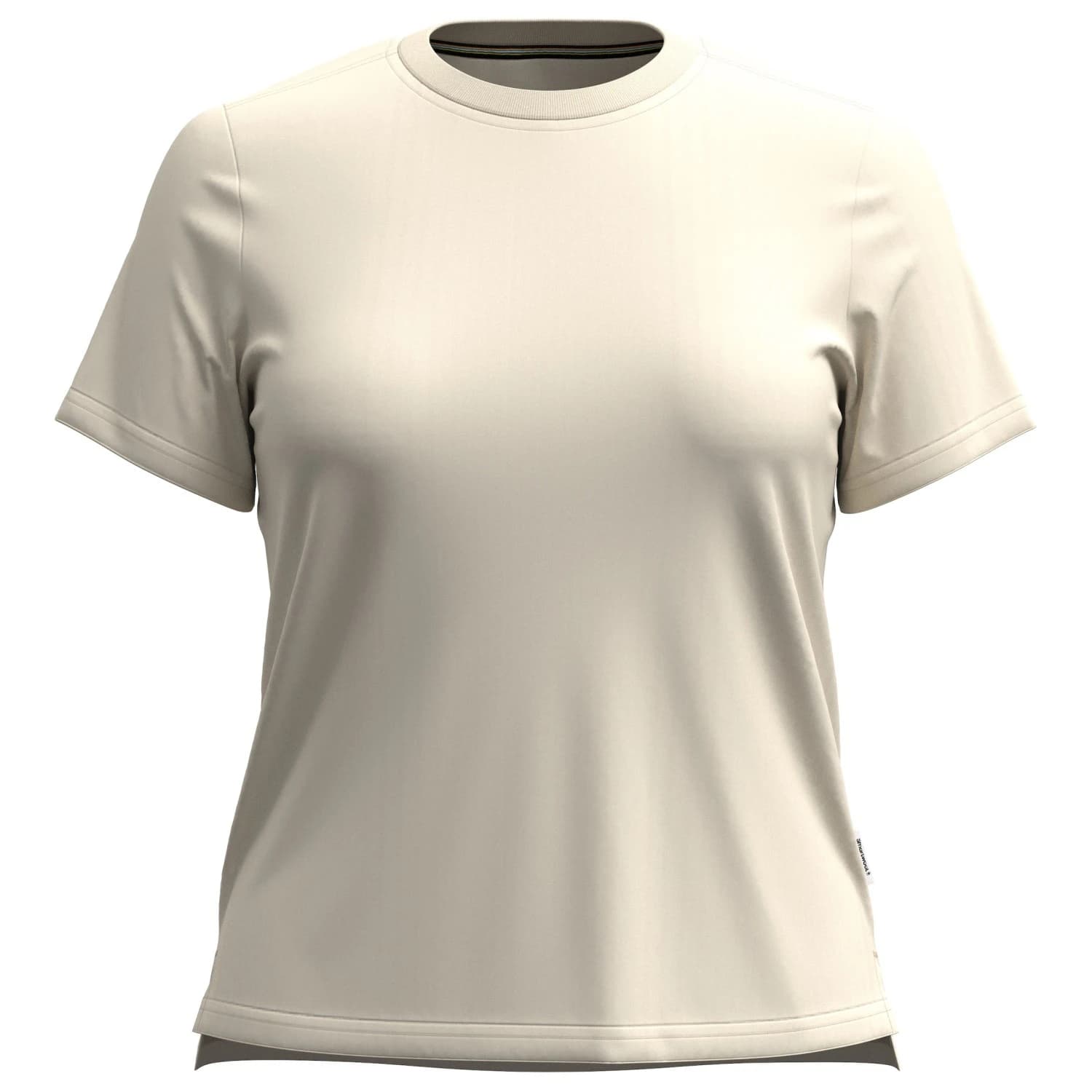 Дамска мериносова блуза Smartwool Women's Perfect Crew Tee Merino shirt - Almond