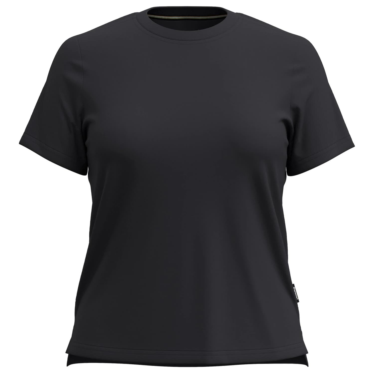 Дамска мериносова блуза Smartwool Women's Perfect Crew Tee Merino shirt - Black