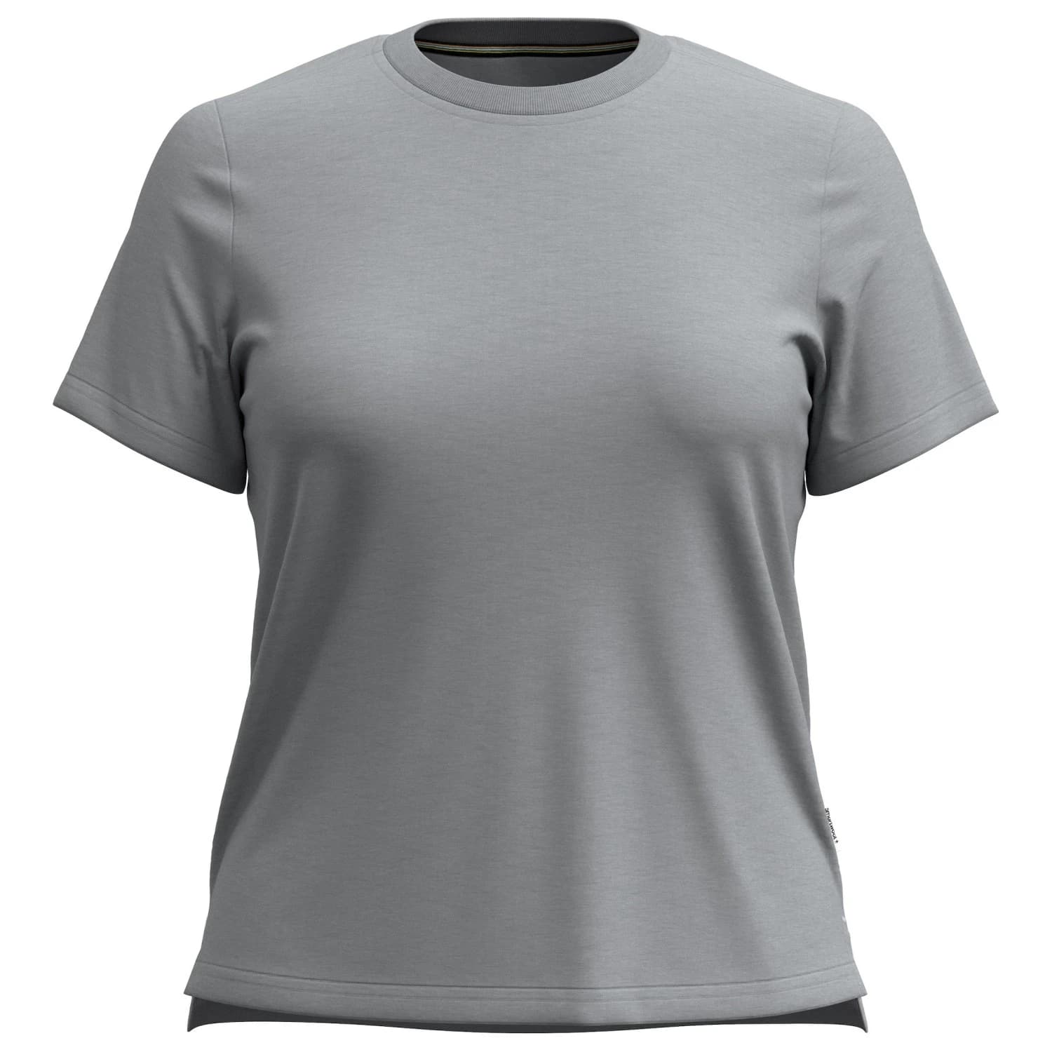 Дамска мериносова блуза Smartwool Women's Perfect Crew Tee Merino shirt - Light Gray Heather
