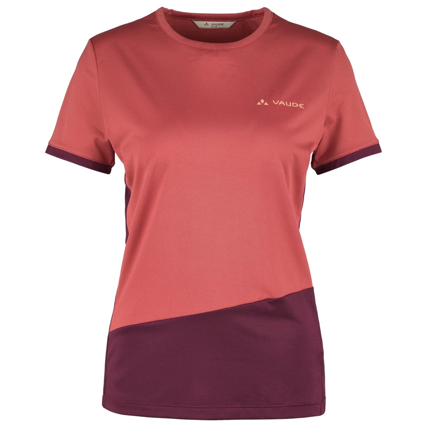 Дамска спортна тениска Vaude Women's Matoso Tricot Sport shirt - Brick