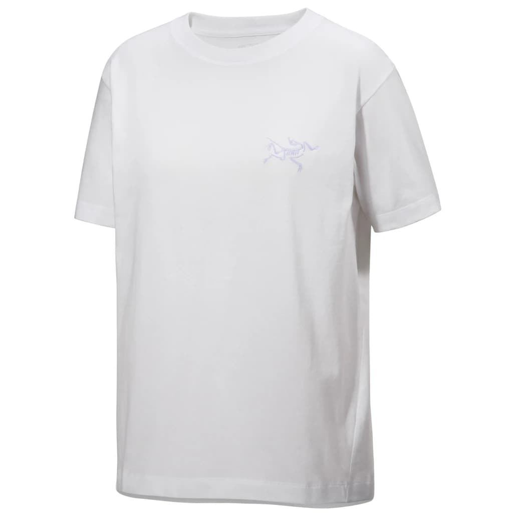 Дамска тениска Arc'teryx Women's Kragg Cotton Little Bird Crew S/S T-shirt - White Light / White