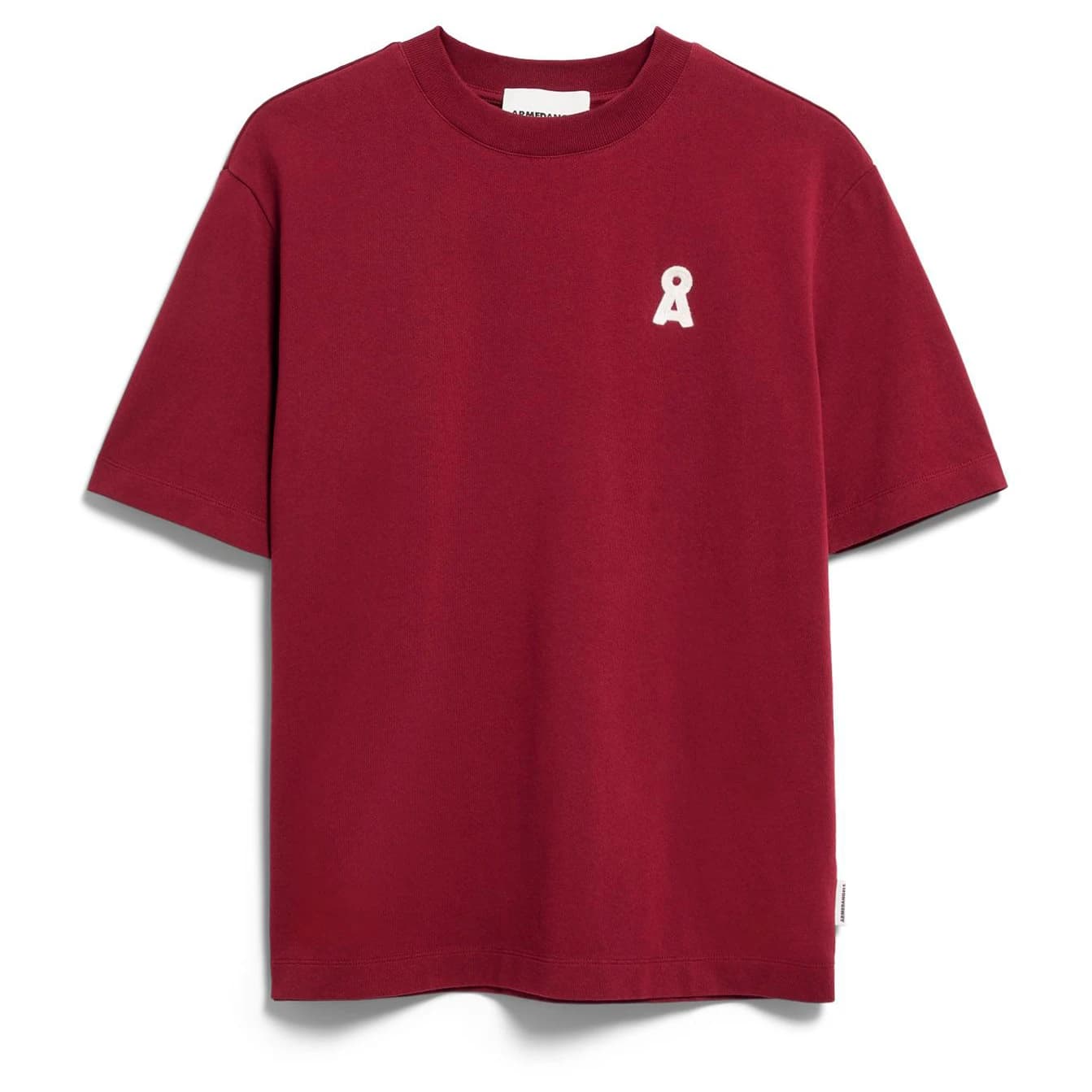 Дамска тениска ARMEDANGELS Women's Tarjaa Å Embro T-shirt - Velvet Red