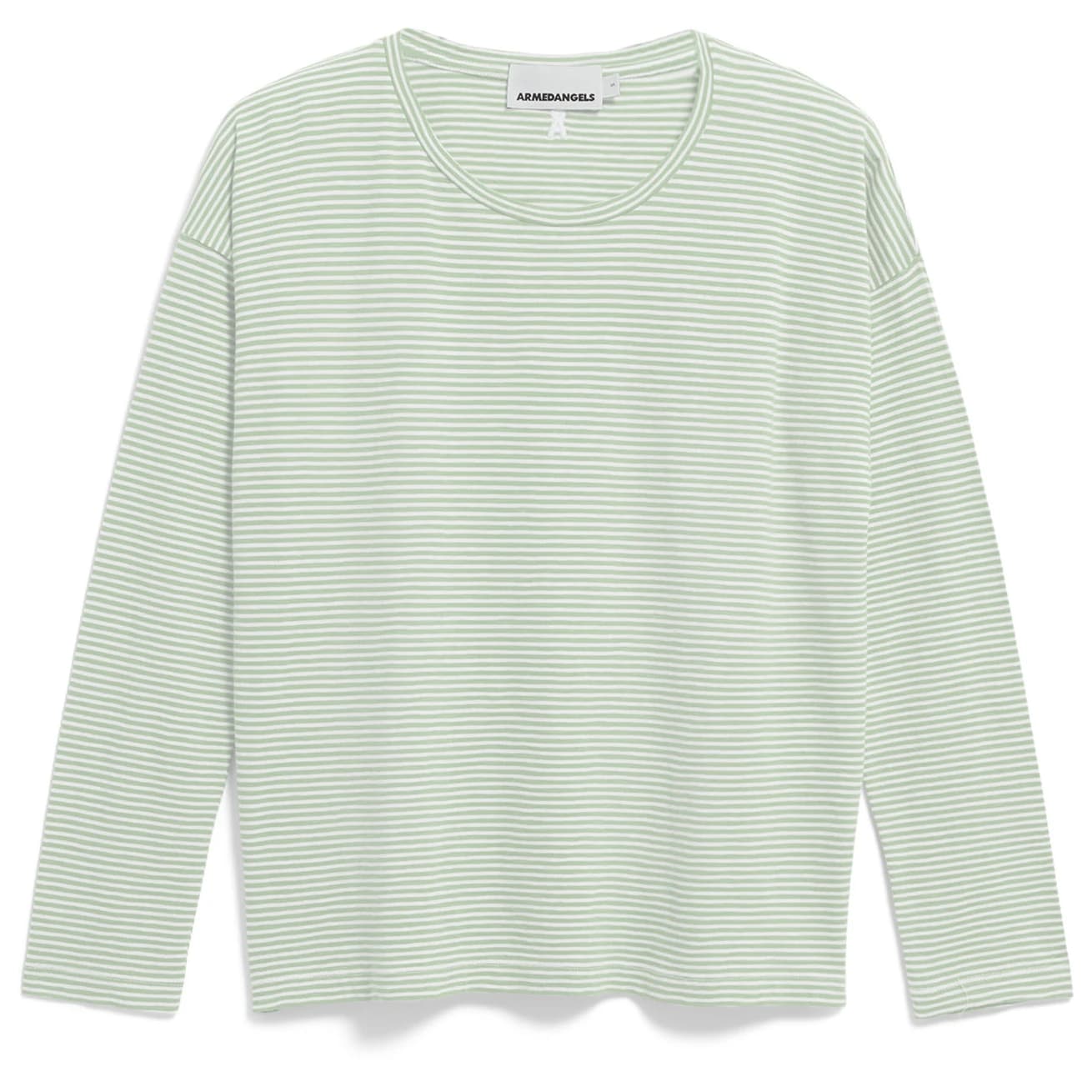 Блуза с дълъг ръкав ARMEDANGELS Women's Xianaa Lovely Stripes Longsleeve - Oatmilk / Foam