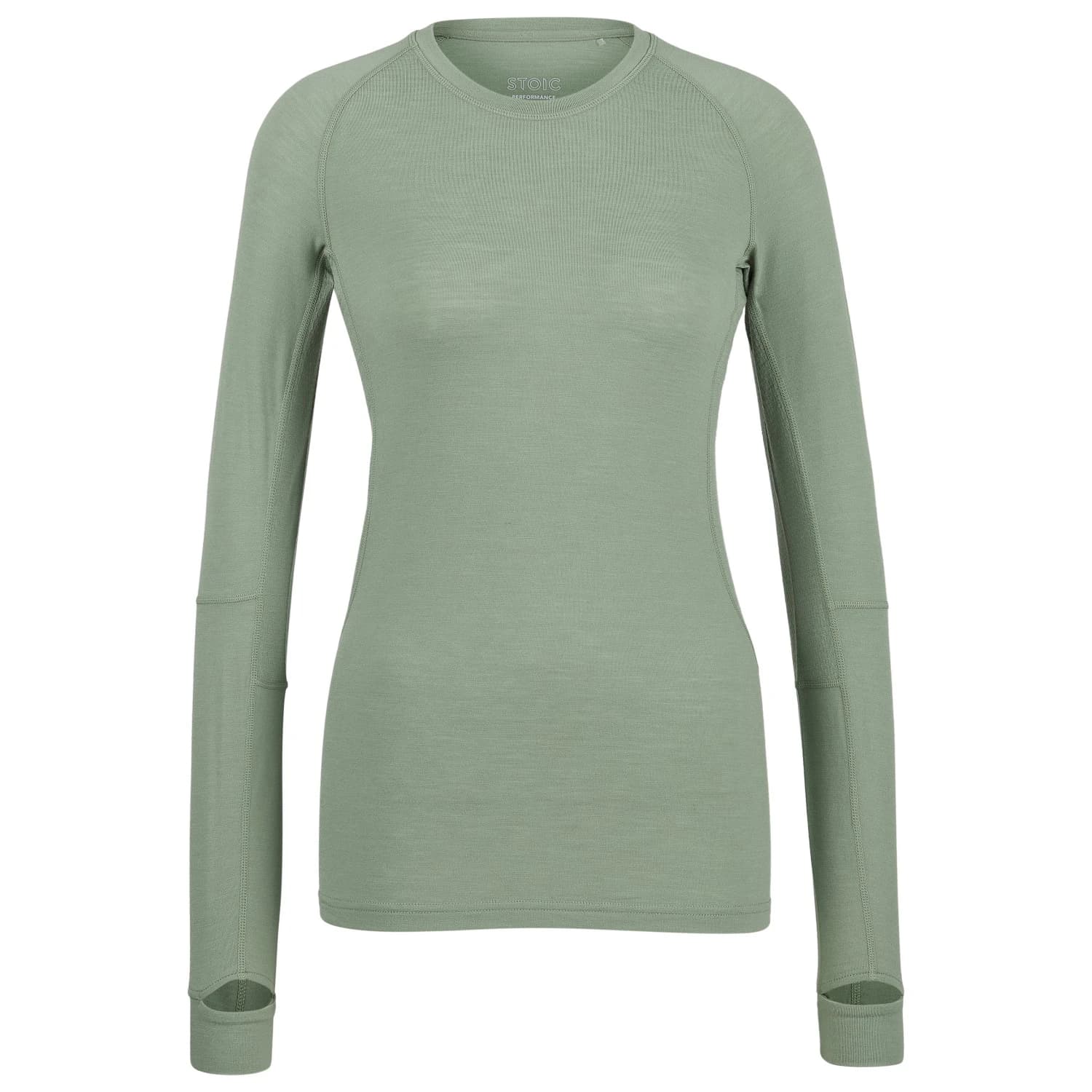 Дамска мериносова блуза Stoic Women's MerinoMesh150 SadjemSt. L/S Merino shirt - Agave Green