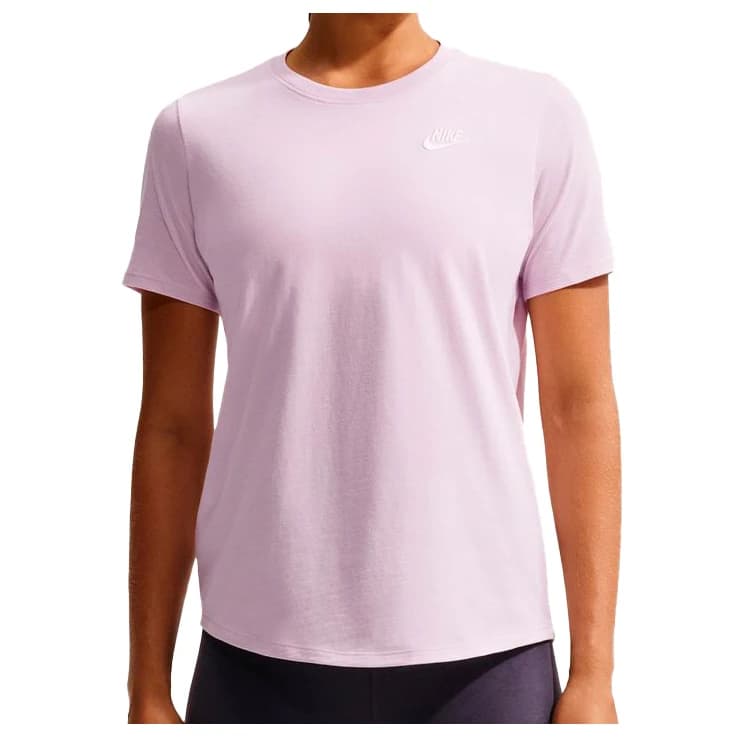 Дамска тениска Nike Women's Sportswear Club Essential Sport shirt - Bleached Lilac