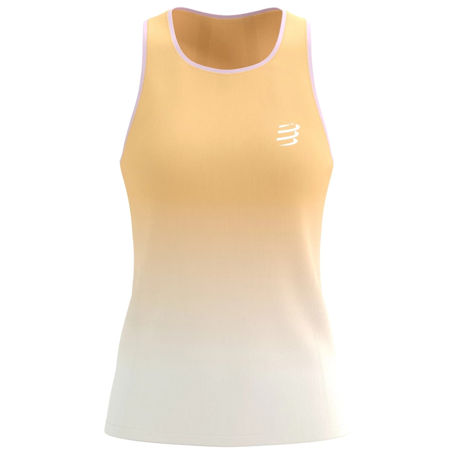 Дамска тениска Compressport Women's Performance Singlet Running shirt - Buff Orange