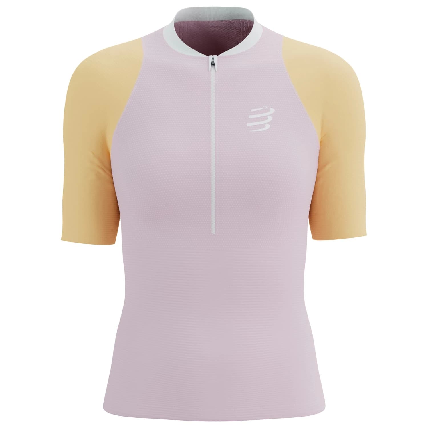 Дамска тениска Compressport Women's Trail Racing Postural S/S Top Running shirt - Roseate / Orange