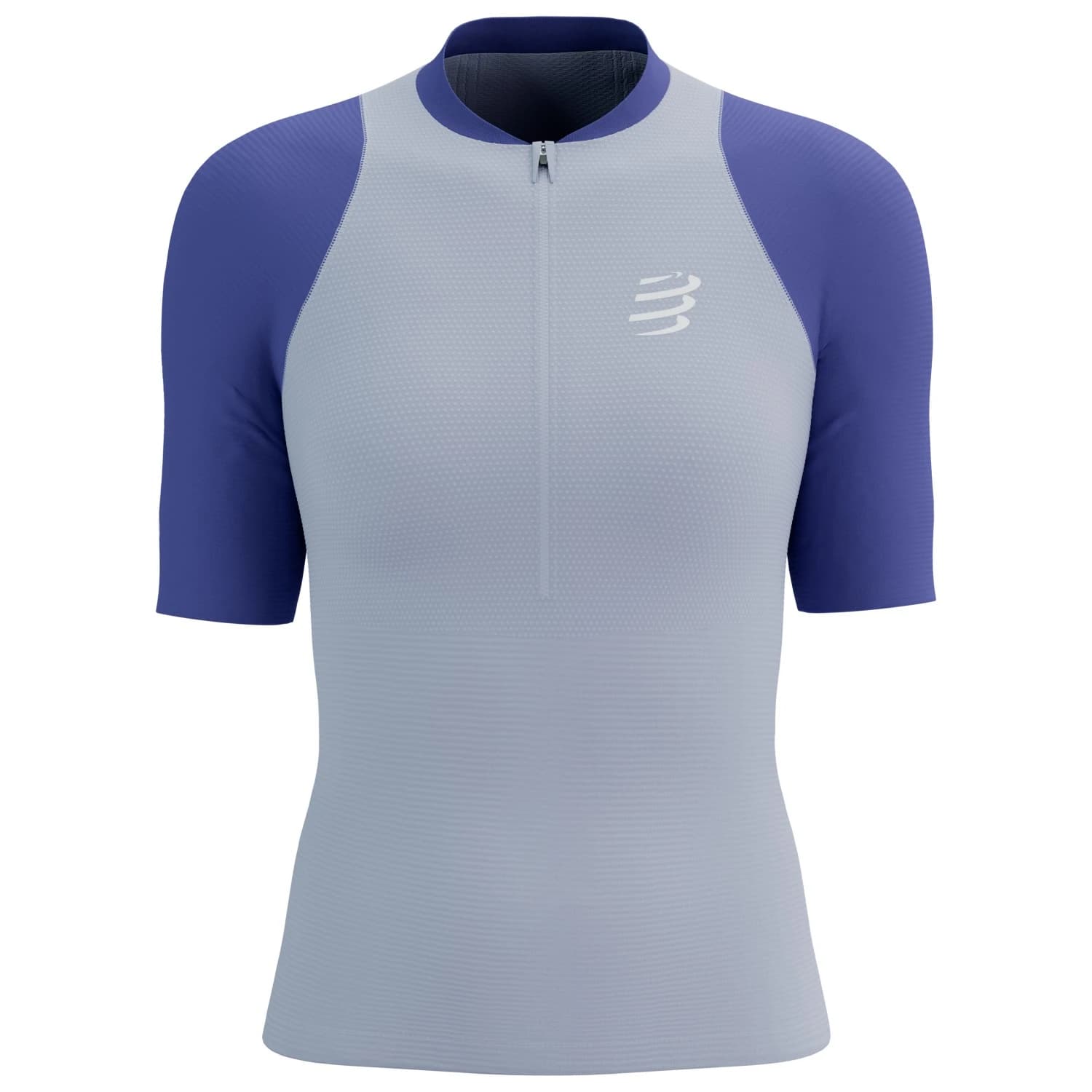 Дамска тениска Compressport Women's Trail Racing Postural S/S Top Running shirt - Lavender / Orient Blue