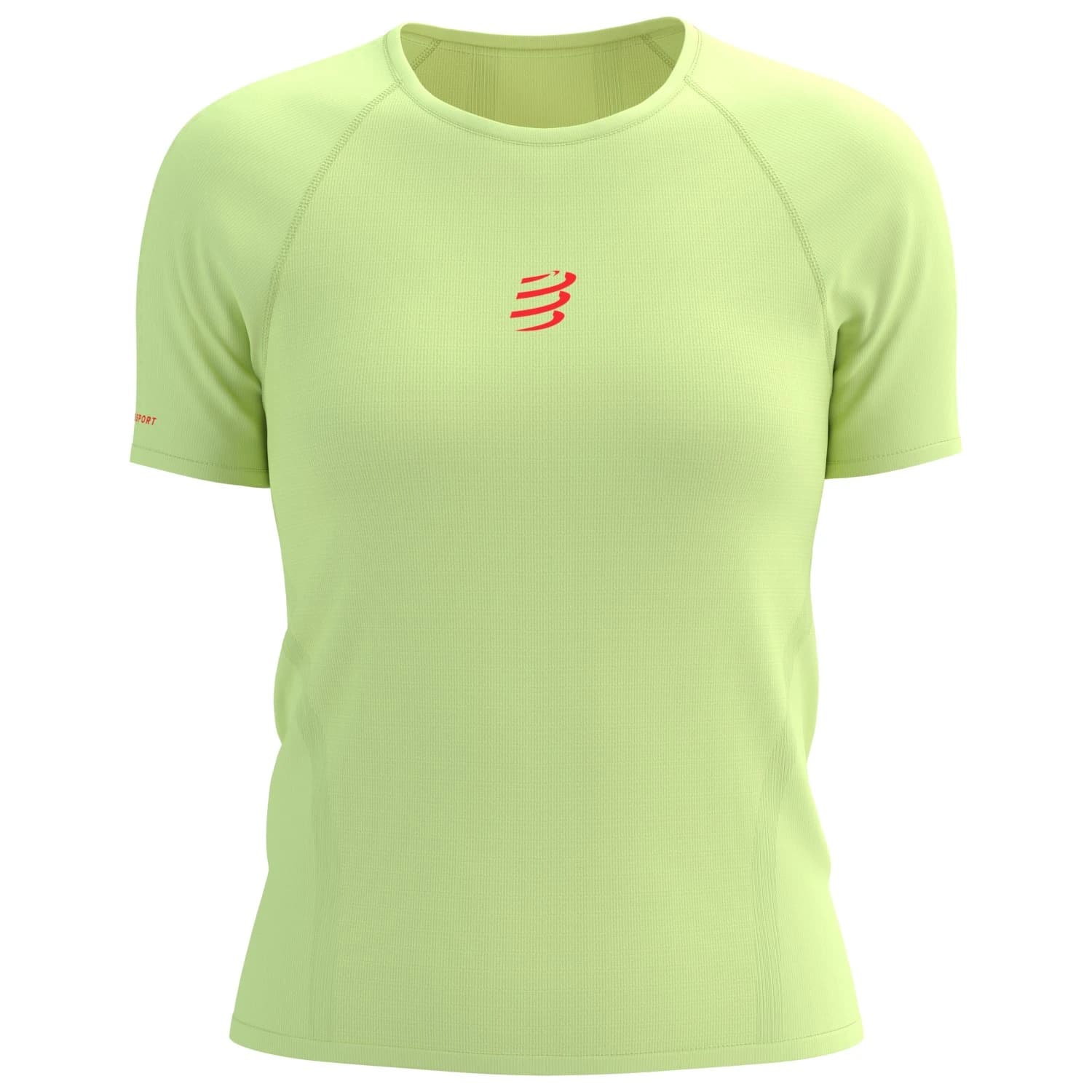 Дамска тениска Compressport Women's Trail Racing S/S T-Shirt Running shirt - Shadow Lime