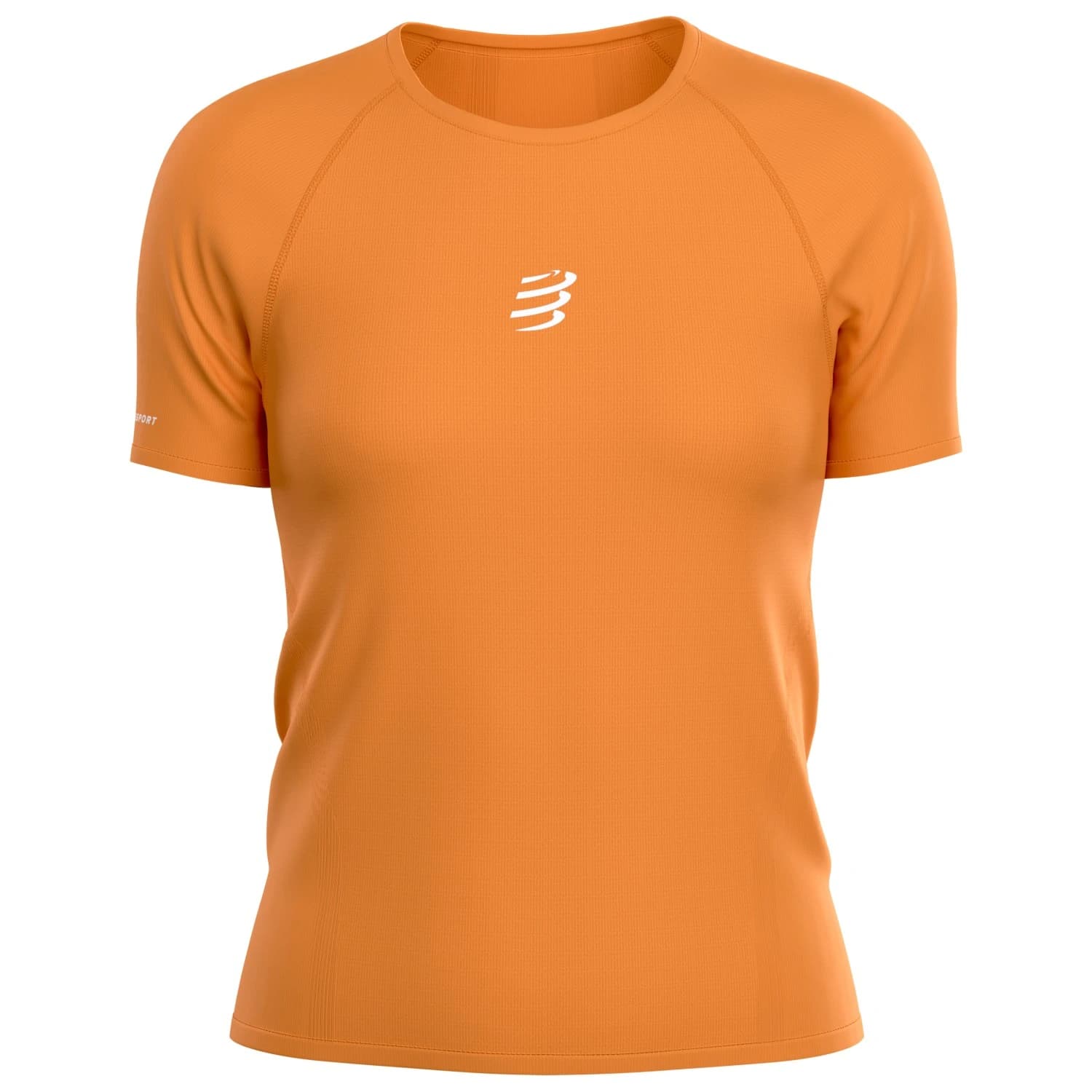Дамска тениска Compressport Women's Trail Racing S/S T-Shirt Running shirt - Apricot / Reflective White