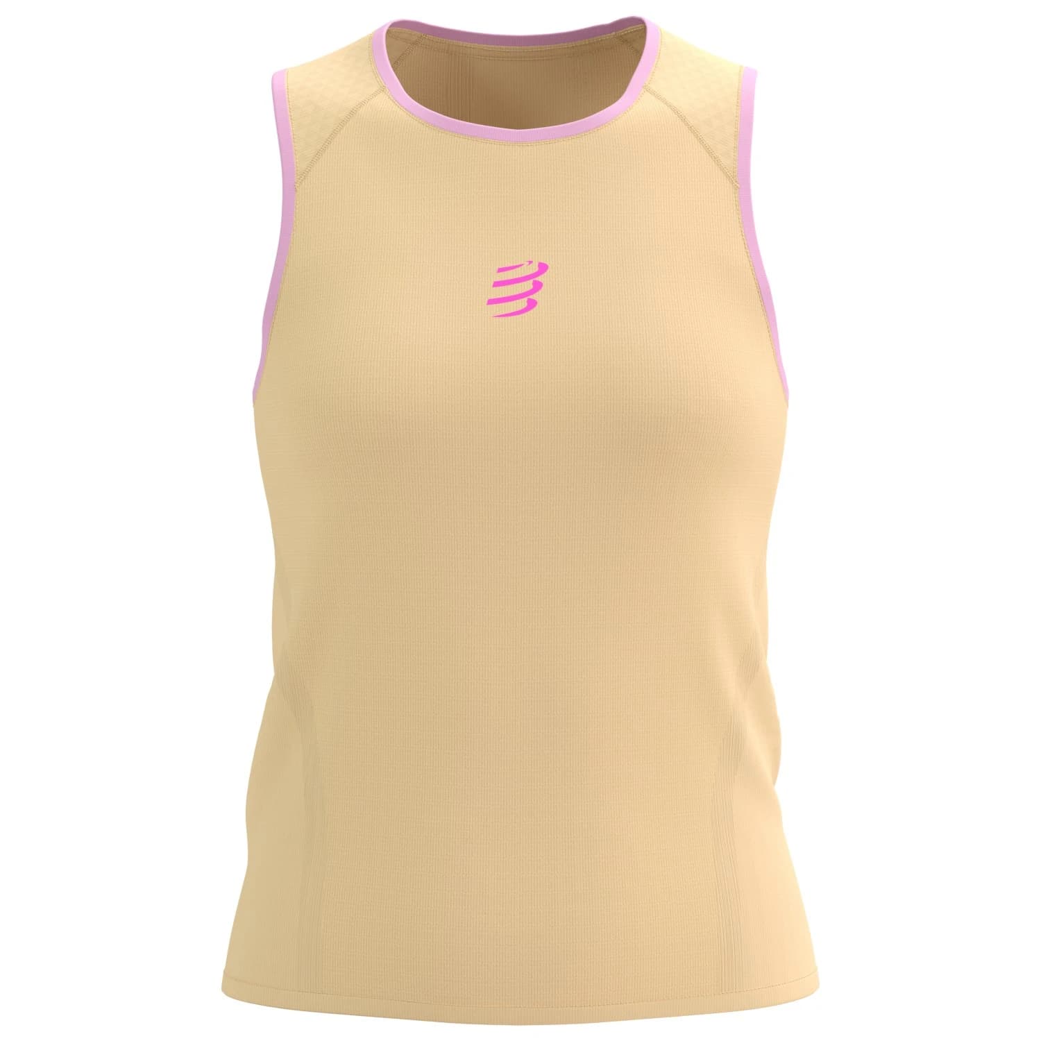 Дамска тениска Compressport Women's Trail Racing Tank Running shirt - Apricot