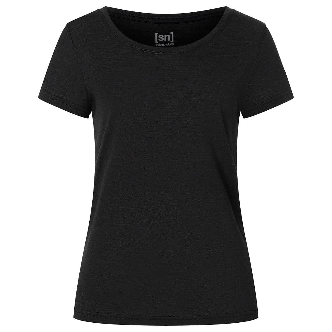 Дамска мериносова блуза super.natural Women's Midsummer Tee Merino shirt - Jet Black