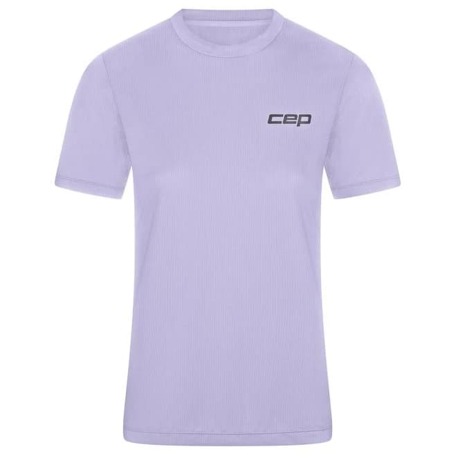 Дамска тениска CEP Women's Run Shirt Short Sleeve Running shirt - Lilac