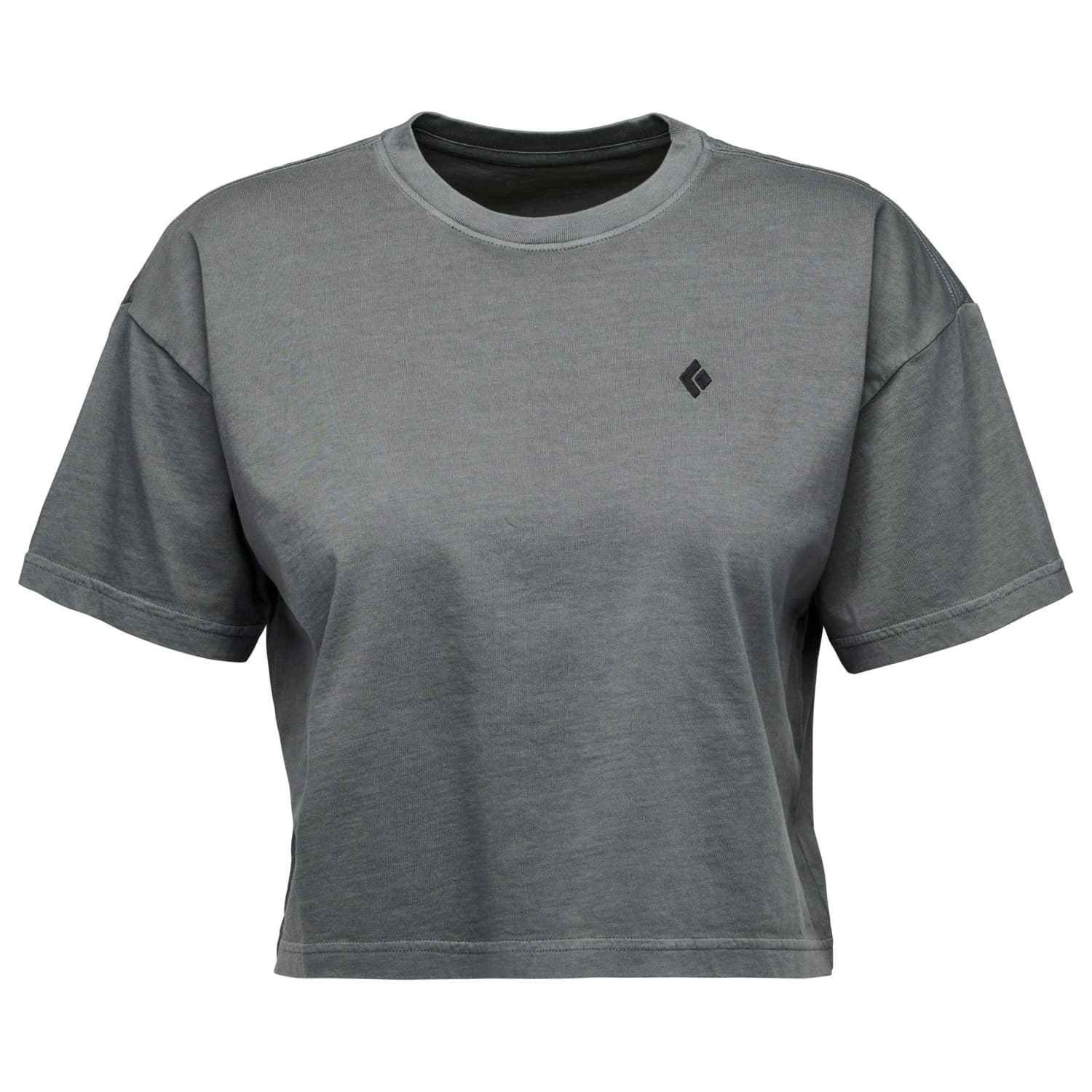 Дамска тениска Black Diamond Women's Diamond Crop S/S Tee T-shirt - Charcoal