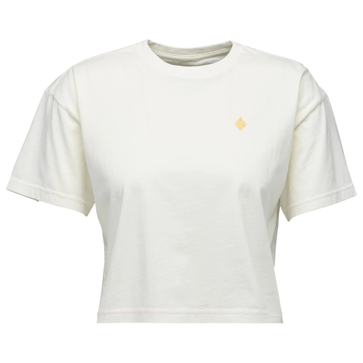 Дамска тениска Black Diamond Women's Diamond Crop S/S Tee T-shirt - Off White