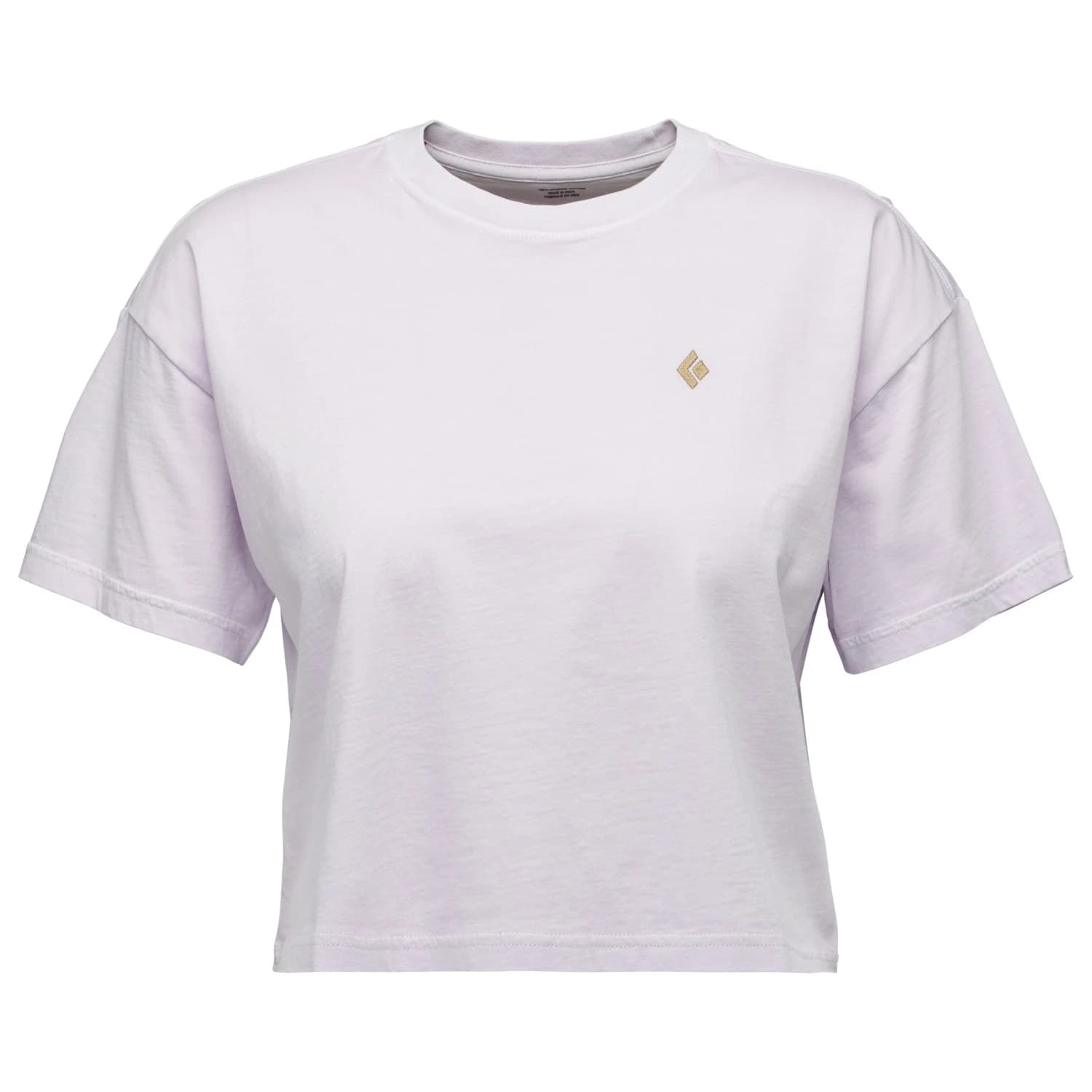 Дамска тениска Black Diamond Women's Diamond Crop S/S Tee T-shirt - Soft Lilac