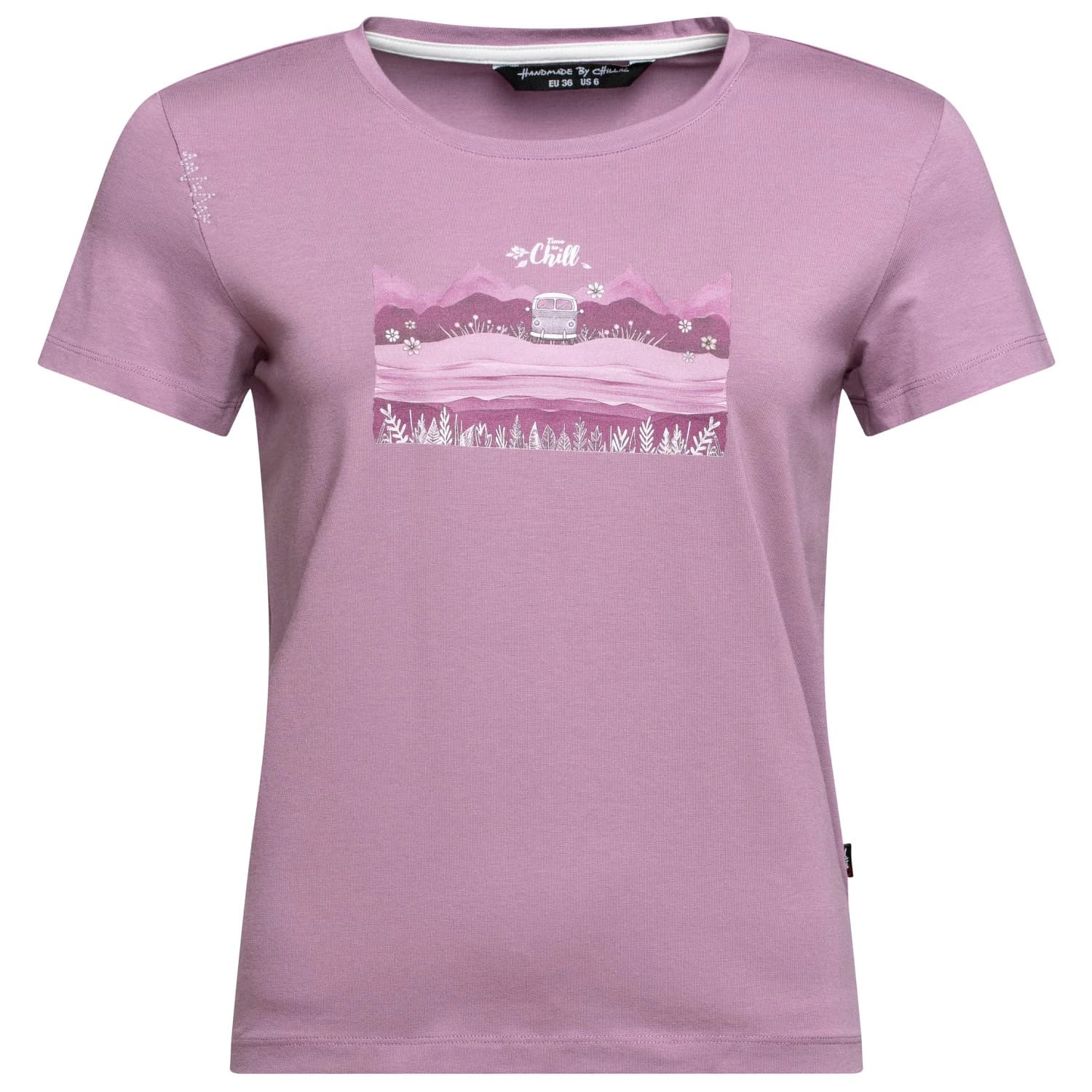 Дамска тениска Chillaz Women's Iseo Time To Chill T-Shirt - Violet