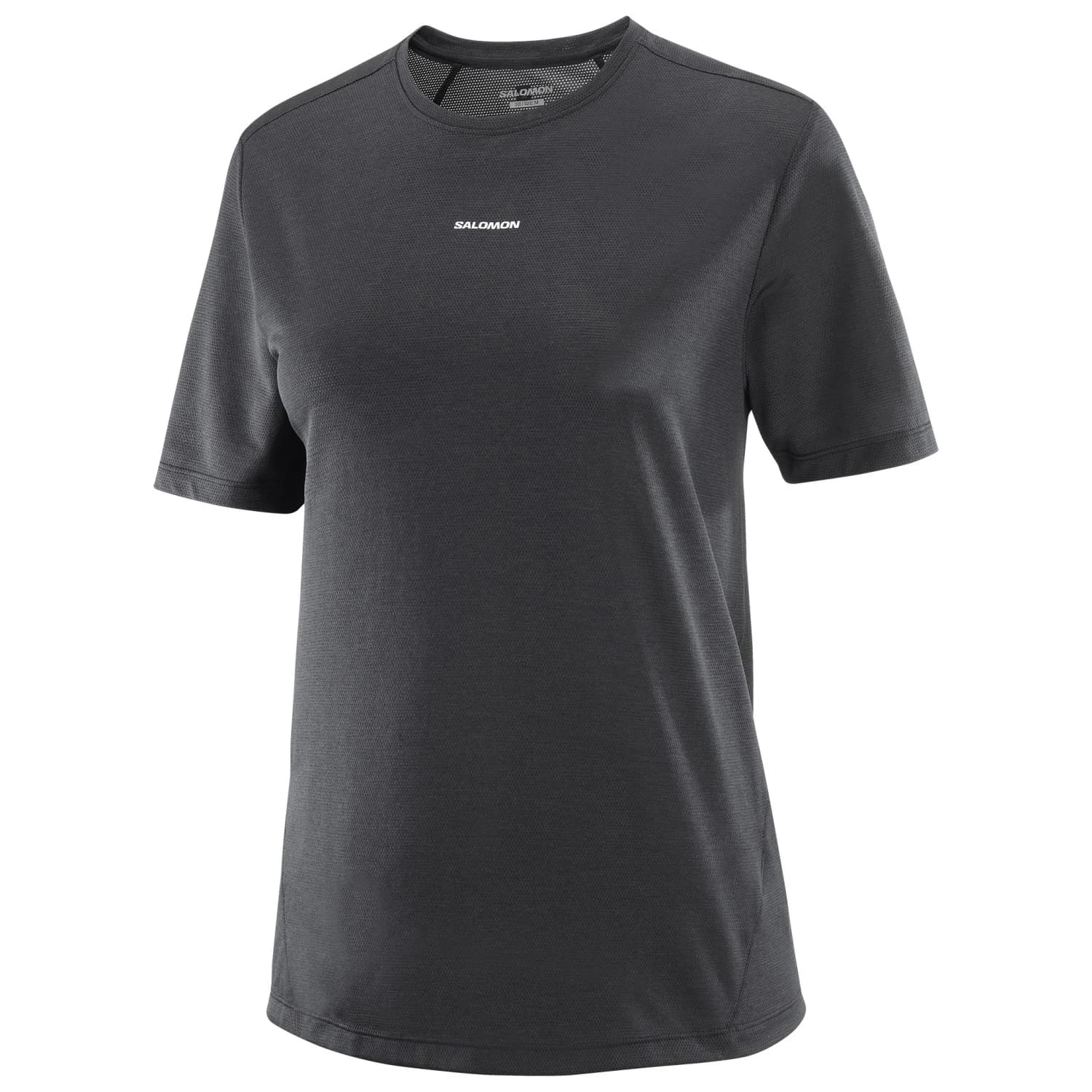 Дамска тениска Salomon Women's SHKout Core S/S Running shirt - Deep Black