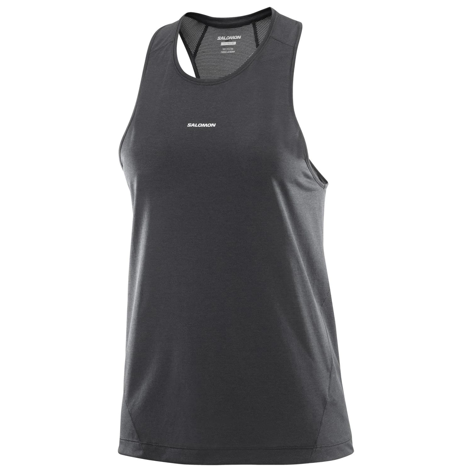 Дамски потник с широка презрамка Salomon Women's SHKout Core Tank Tank top - Deep Black
