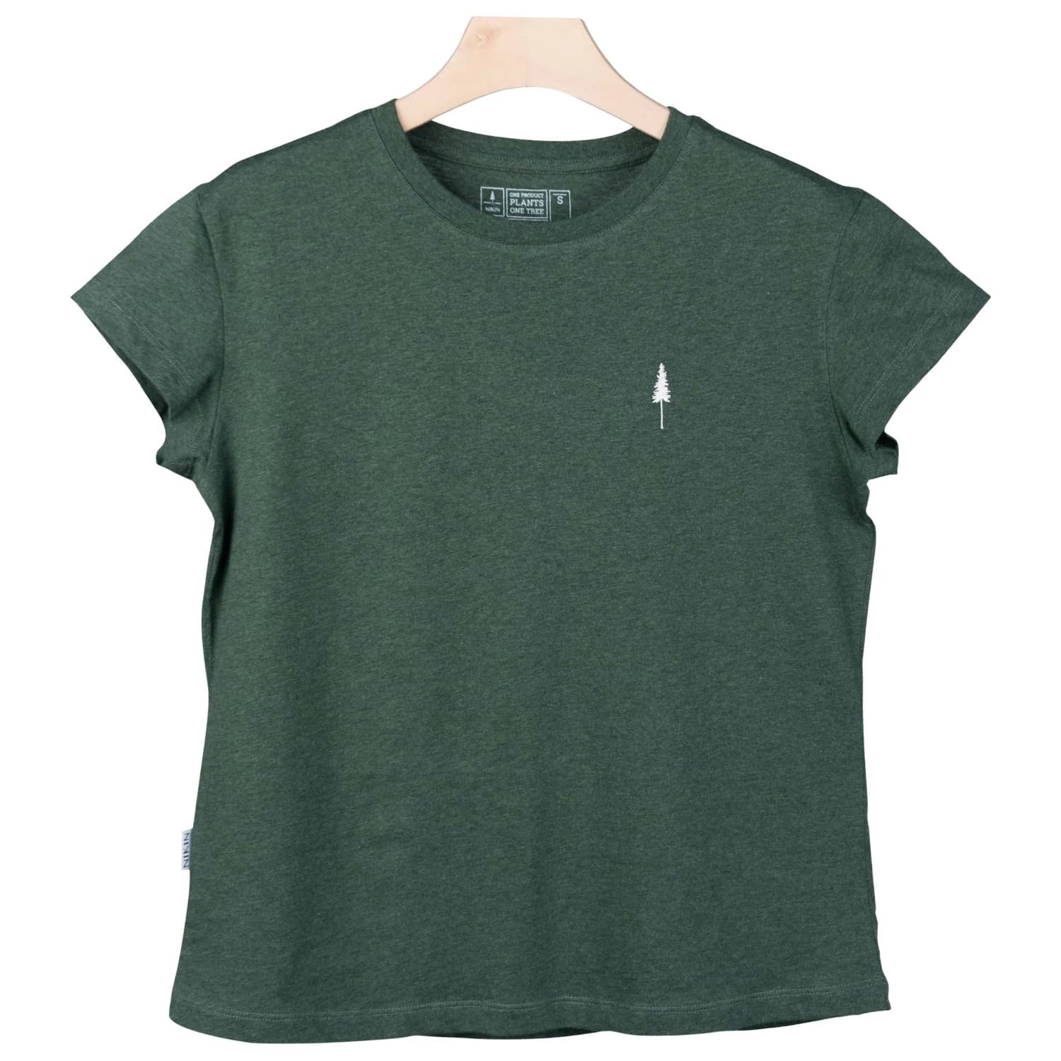 Дамска тениска NIKIN Women's TreeShirt T-shirt - Olive Melange