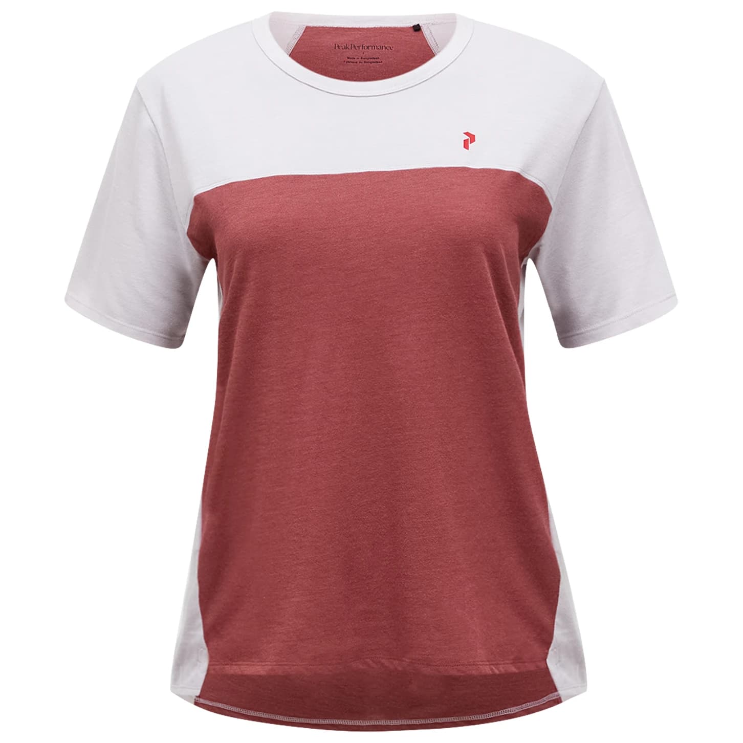 Дамска фланелка с къс ръкав за колоездене Peak Performance Women's Trail Wool Blend S/S Merino shirt - Misty Lavender