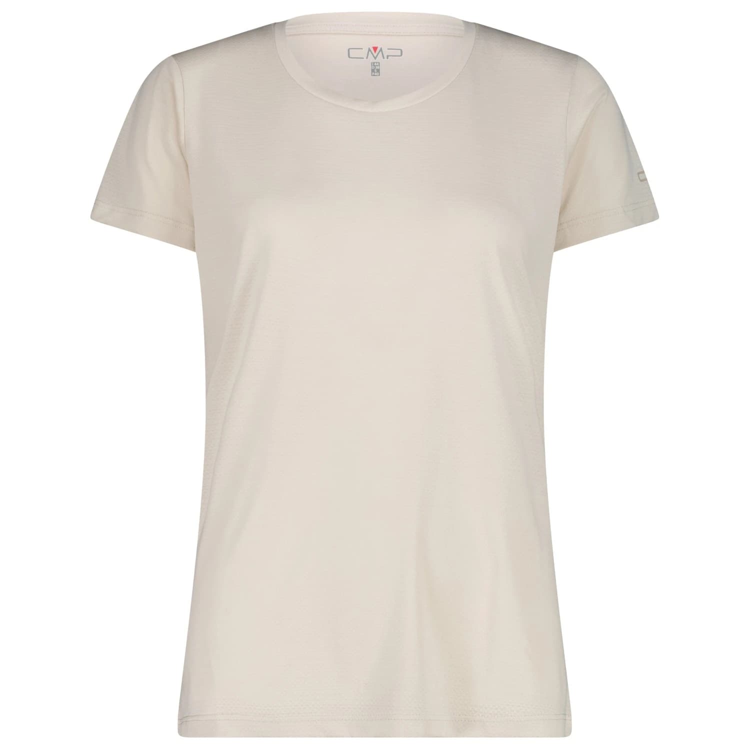 Дамска спортна тениска CMP Women's Jacquard S/S T-Shirt Sport shirt - Vaniglia