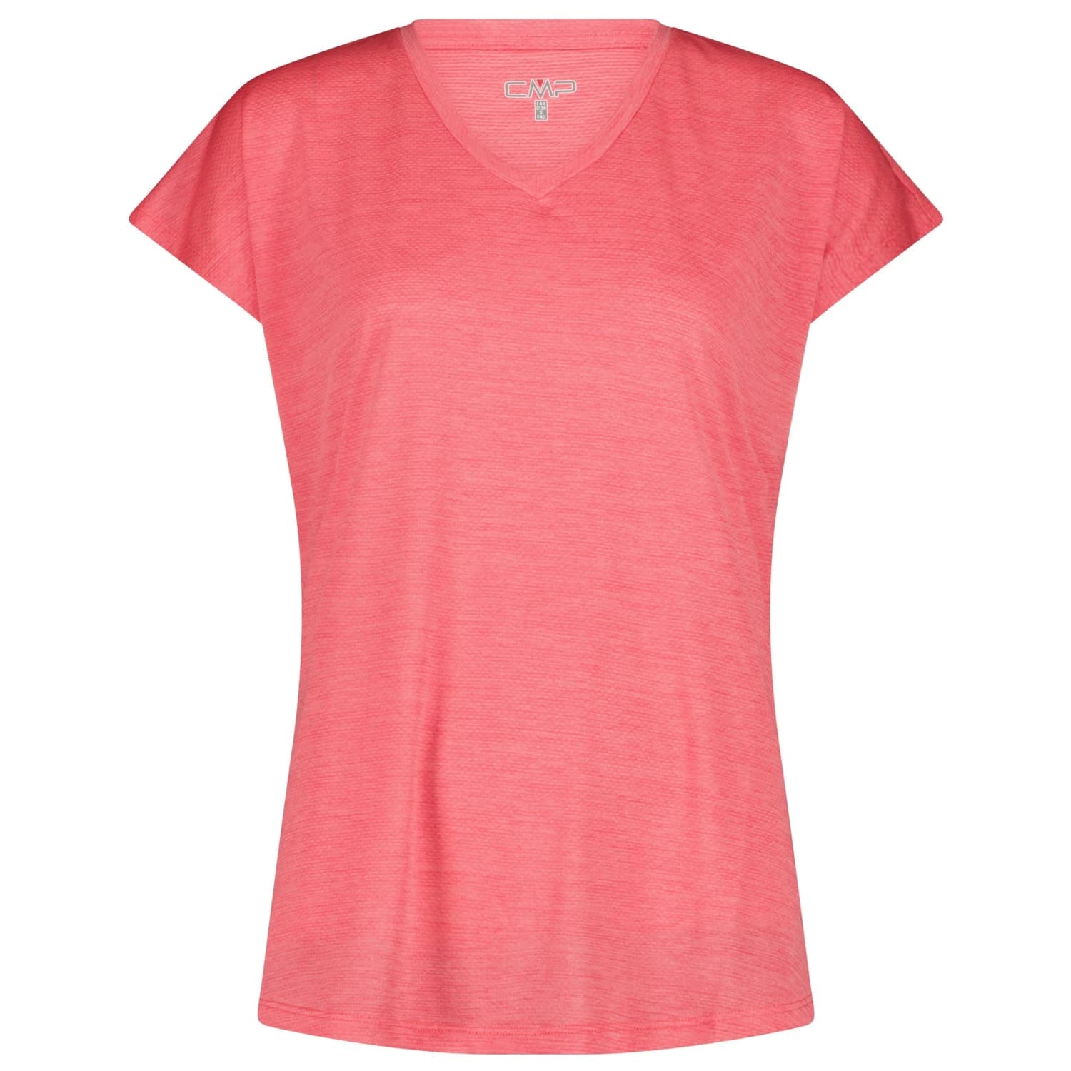 Дамска спортна тениска CMP Women's Jacquard T-Shirt Sport shirt - Coral